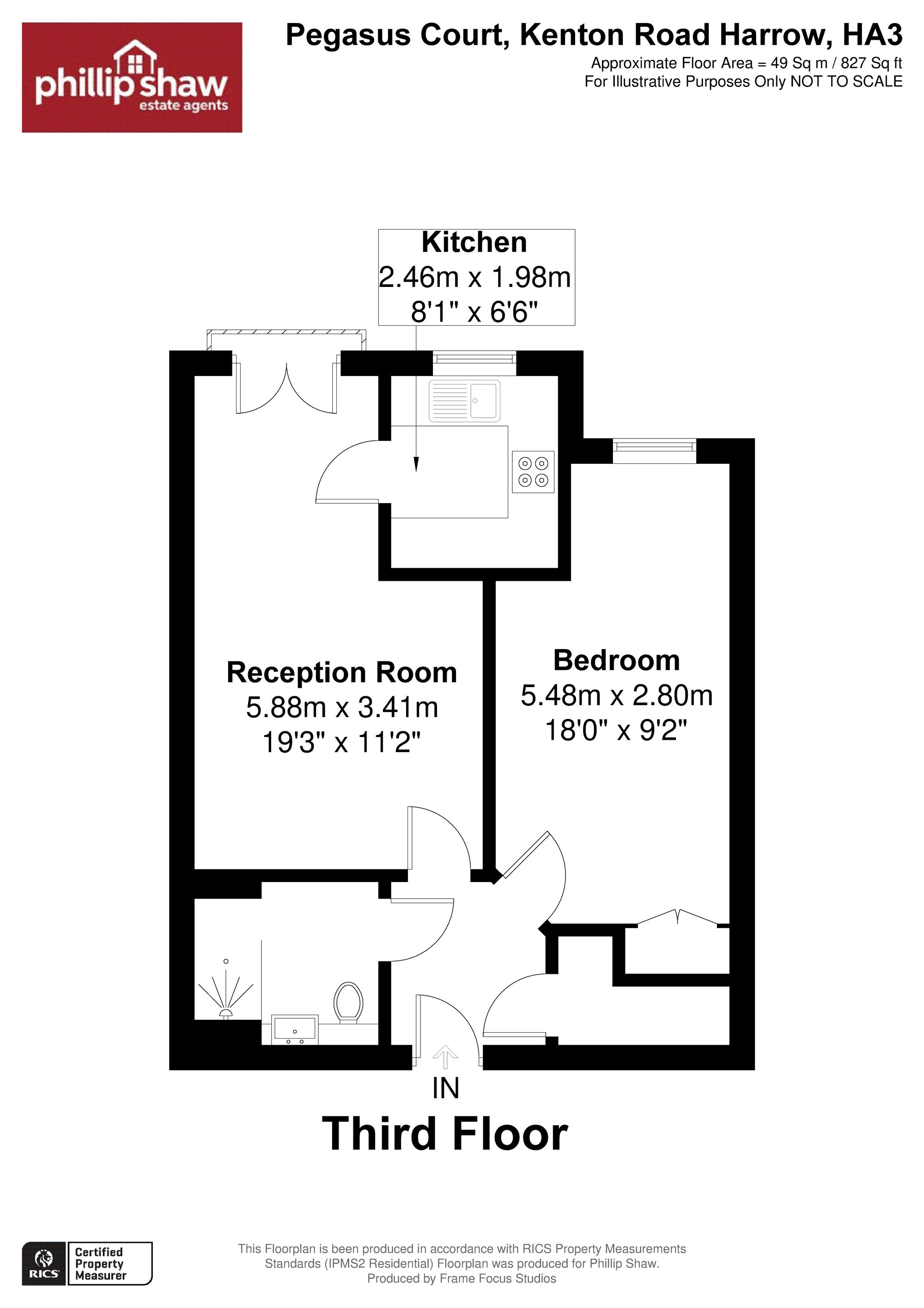 Flat 30, Pegasus Court Kenton Road, Harrow floorplan