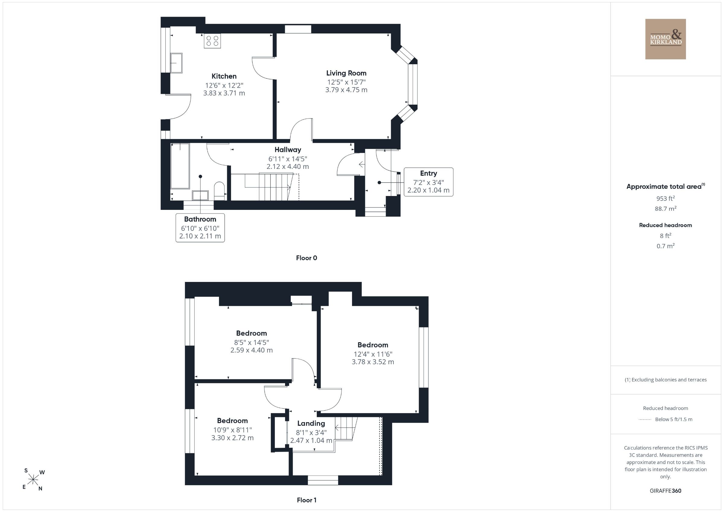 9 Lomond Place, Coatbridge floorplan