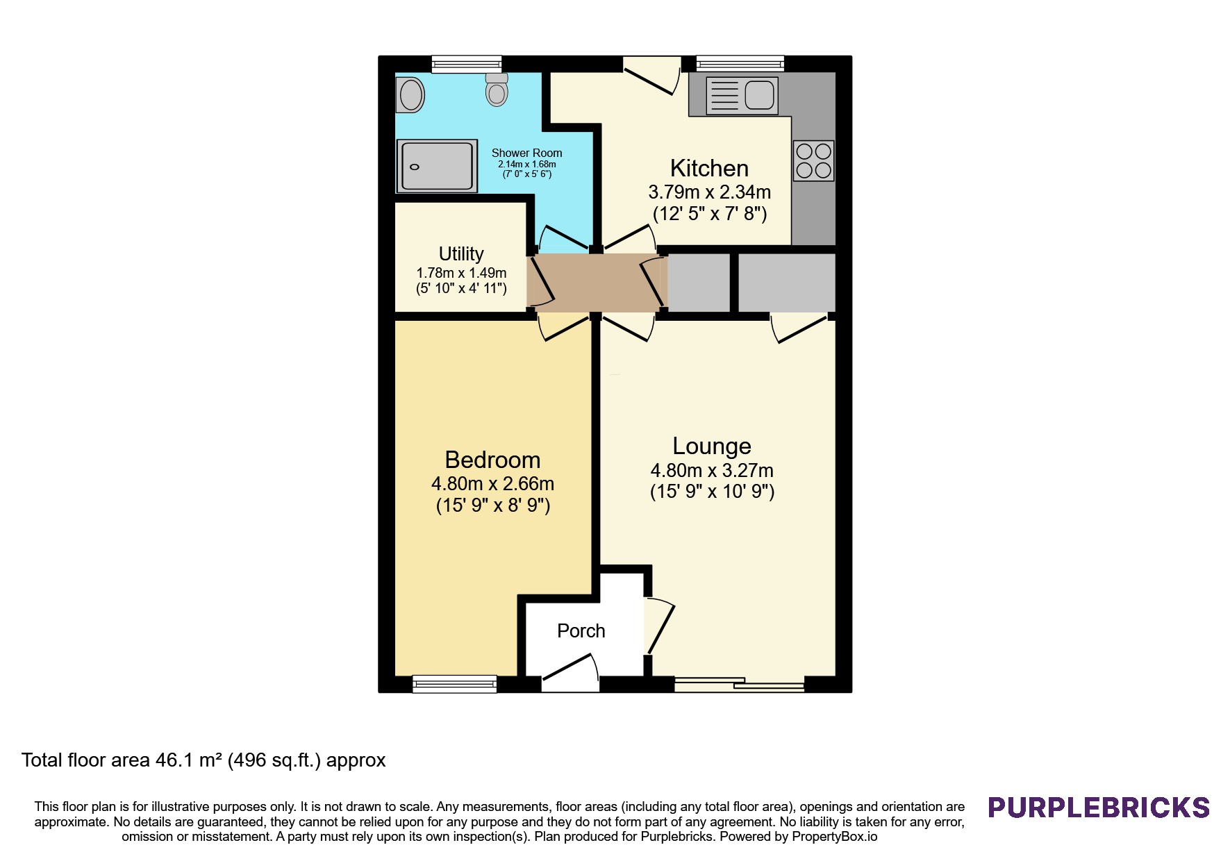 7, Watering Hill Close, St. Austell floorplan