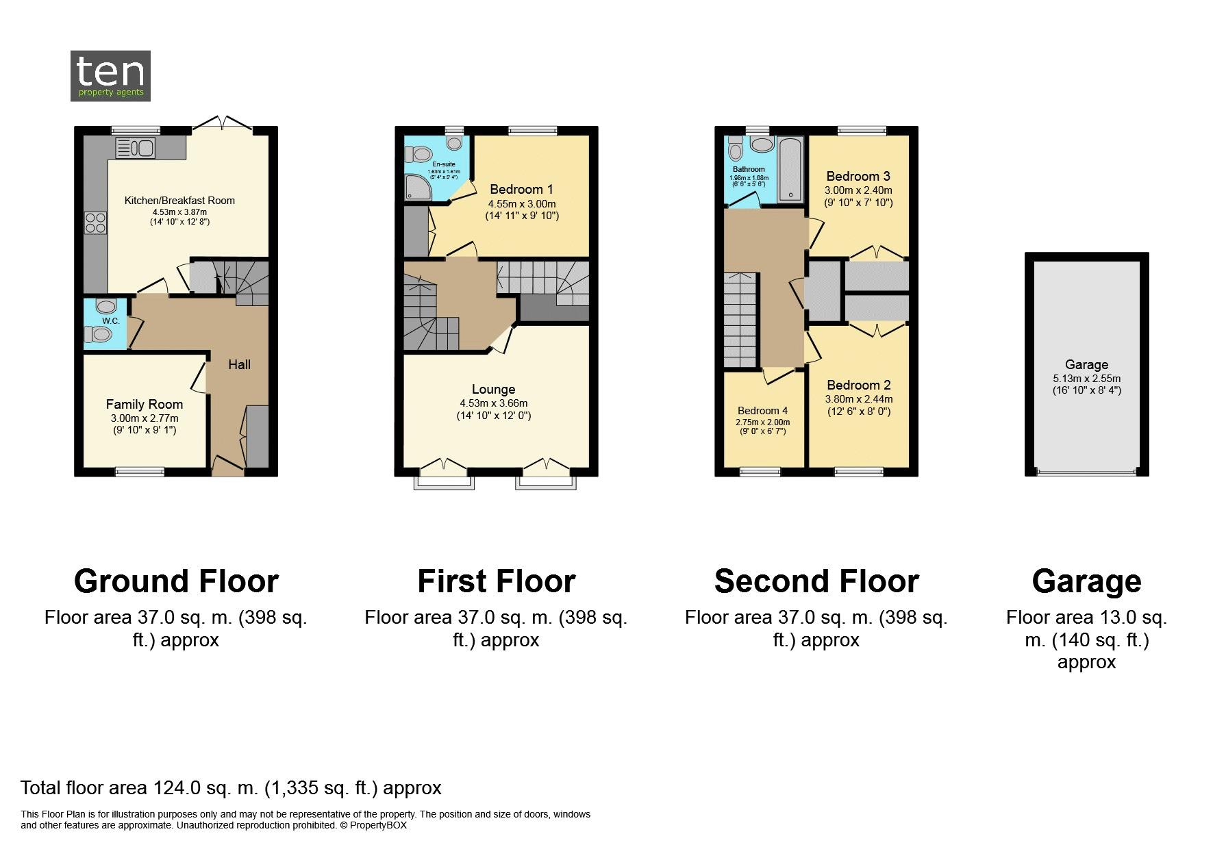 4 Bedrooms Town house to rent in Banks Court, Eynesbury, St. Neots PE19