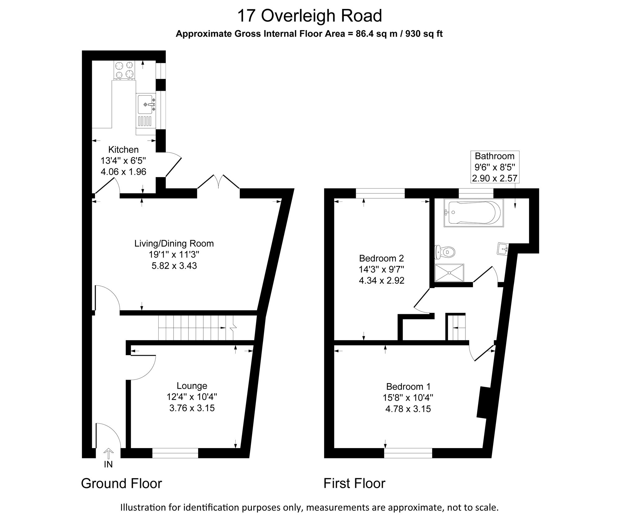 17 Overleigh Road, Chester floorplan