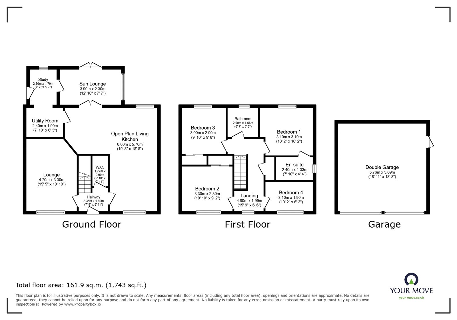 1, Field Close, Wolvey floorplan