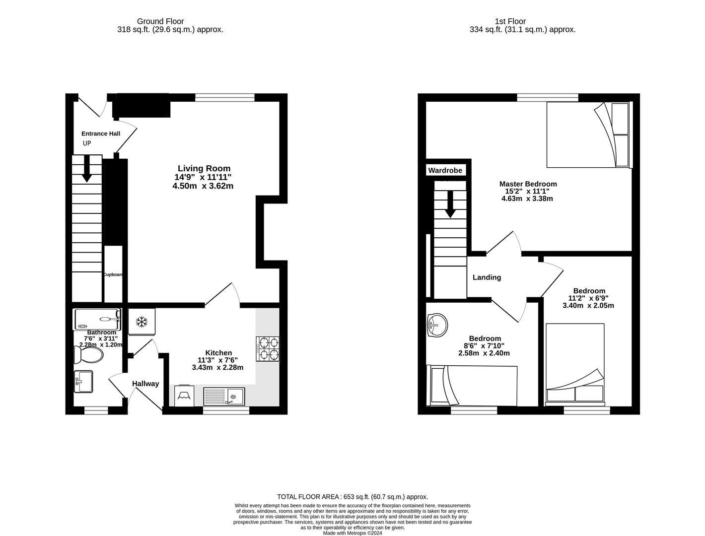 87, Tang Hall Lane, York floorplan