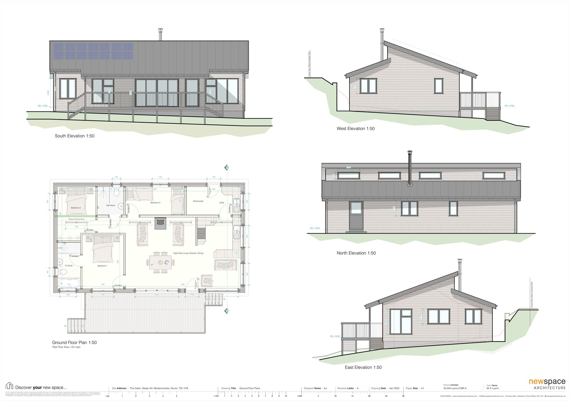 The Cabin Steep Hill, Torquay floorplan