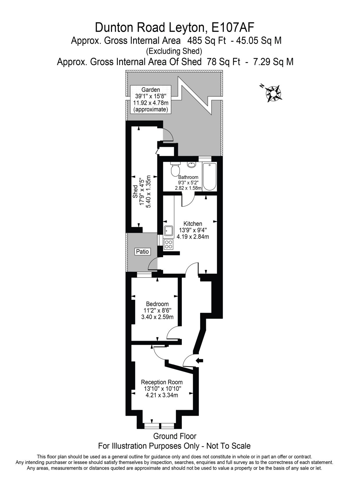 2 Bedrooms Flat to rent in Dunton Road, London E10