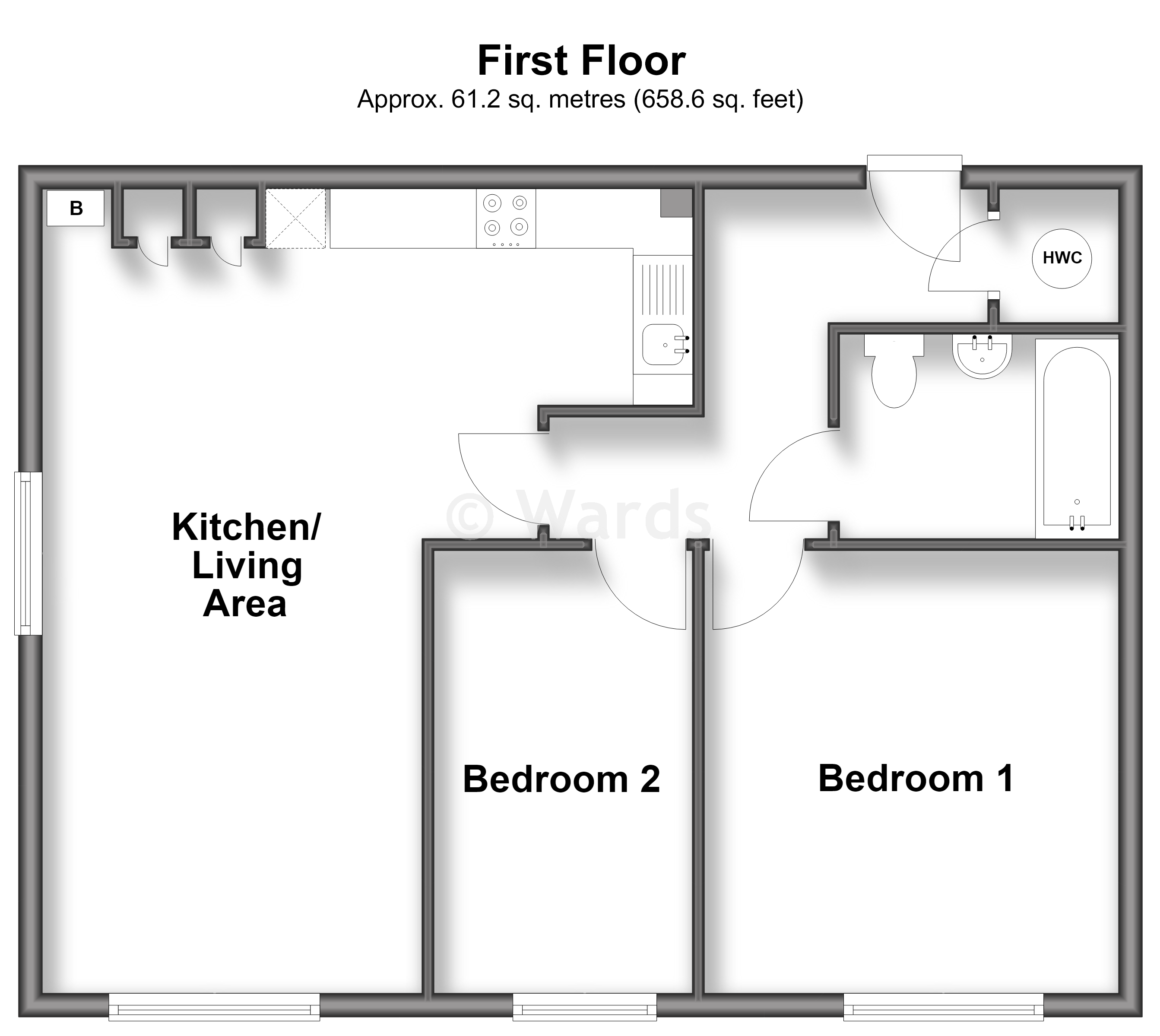 136, Edward Vinson Drive, Faversham floorplan