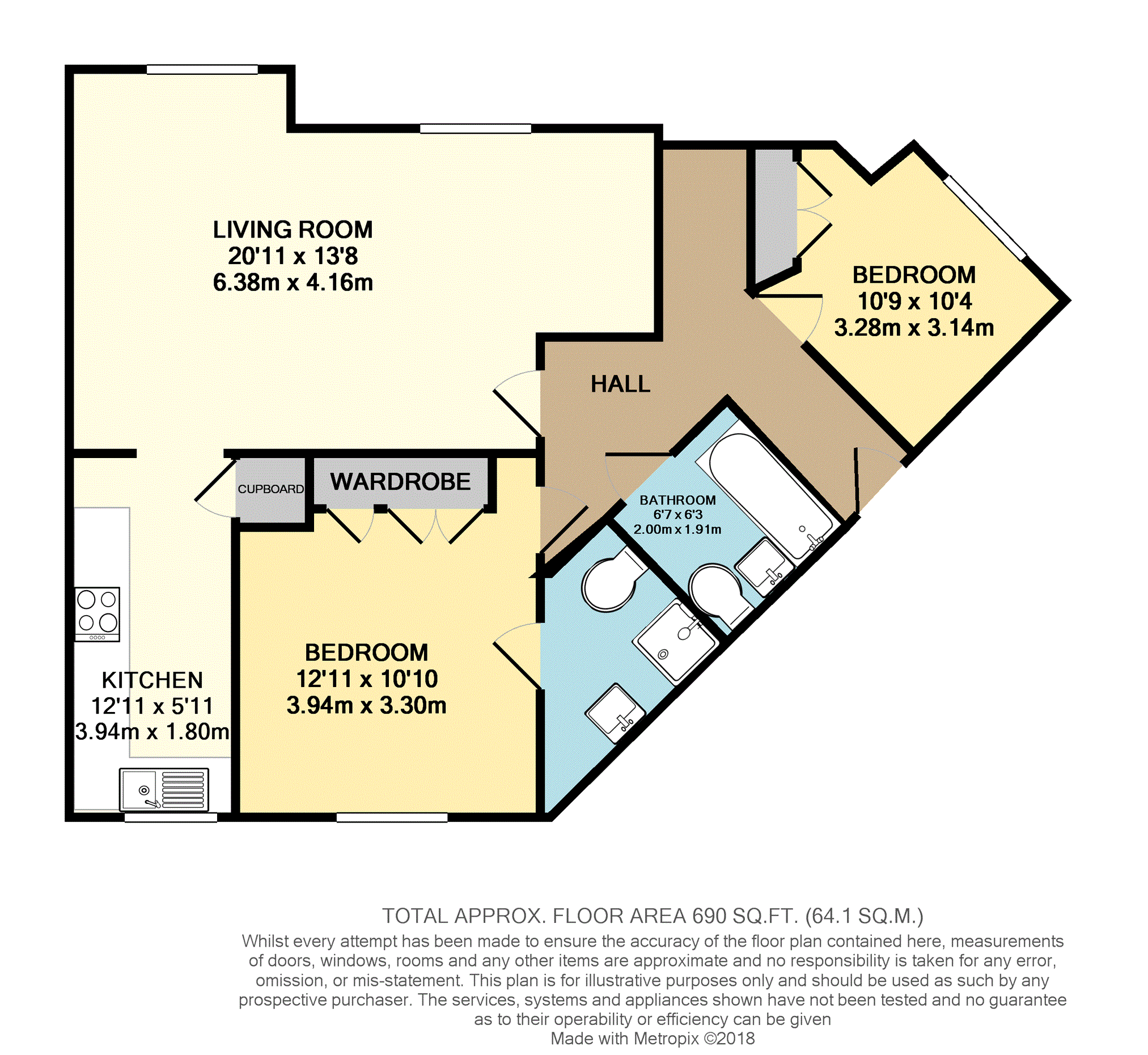 2 Bedrooms Flat for sale in Usher Drive, Banbury OX16