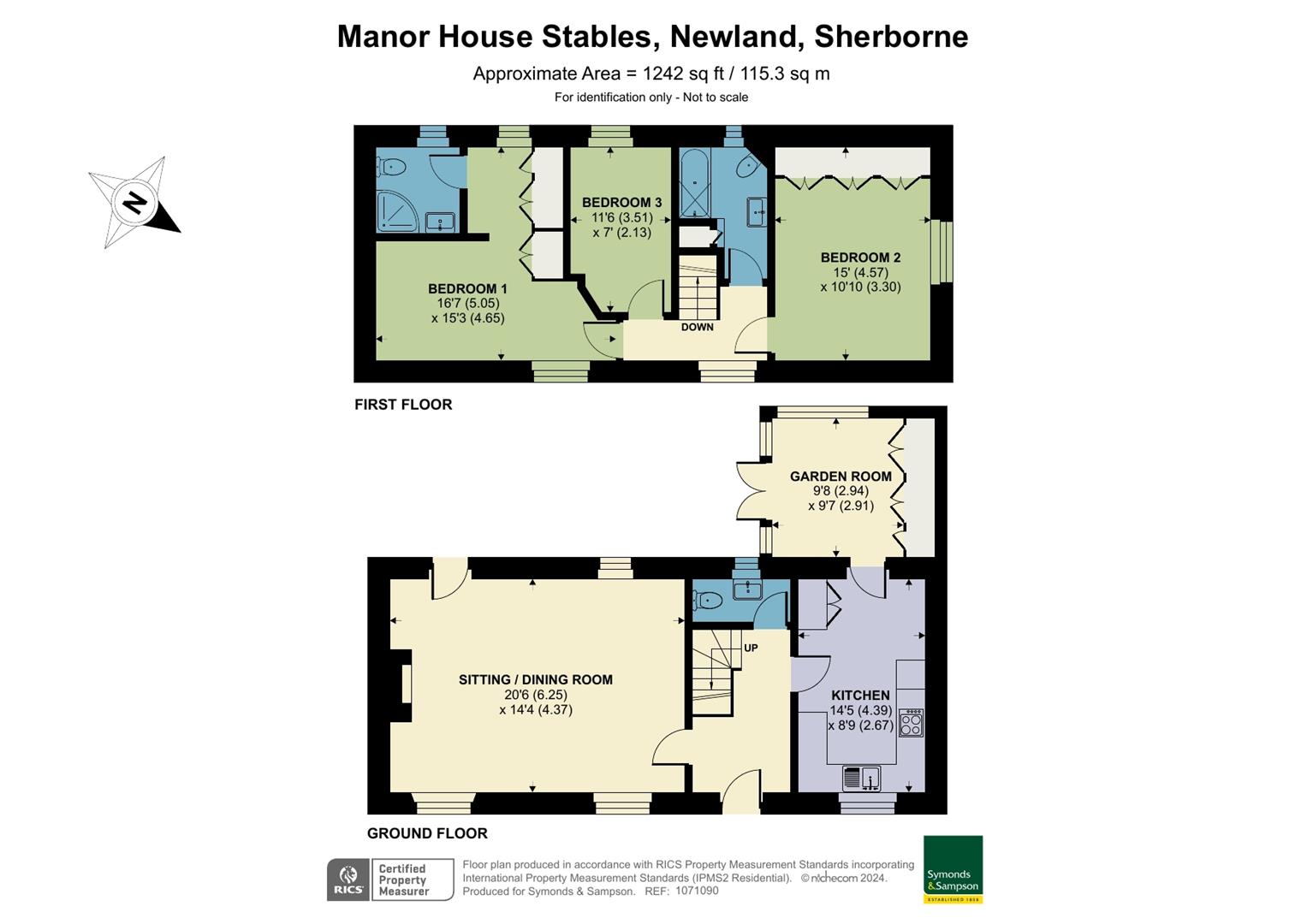 2 Manor House Stables, Newland, Sherborne floorplan
