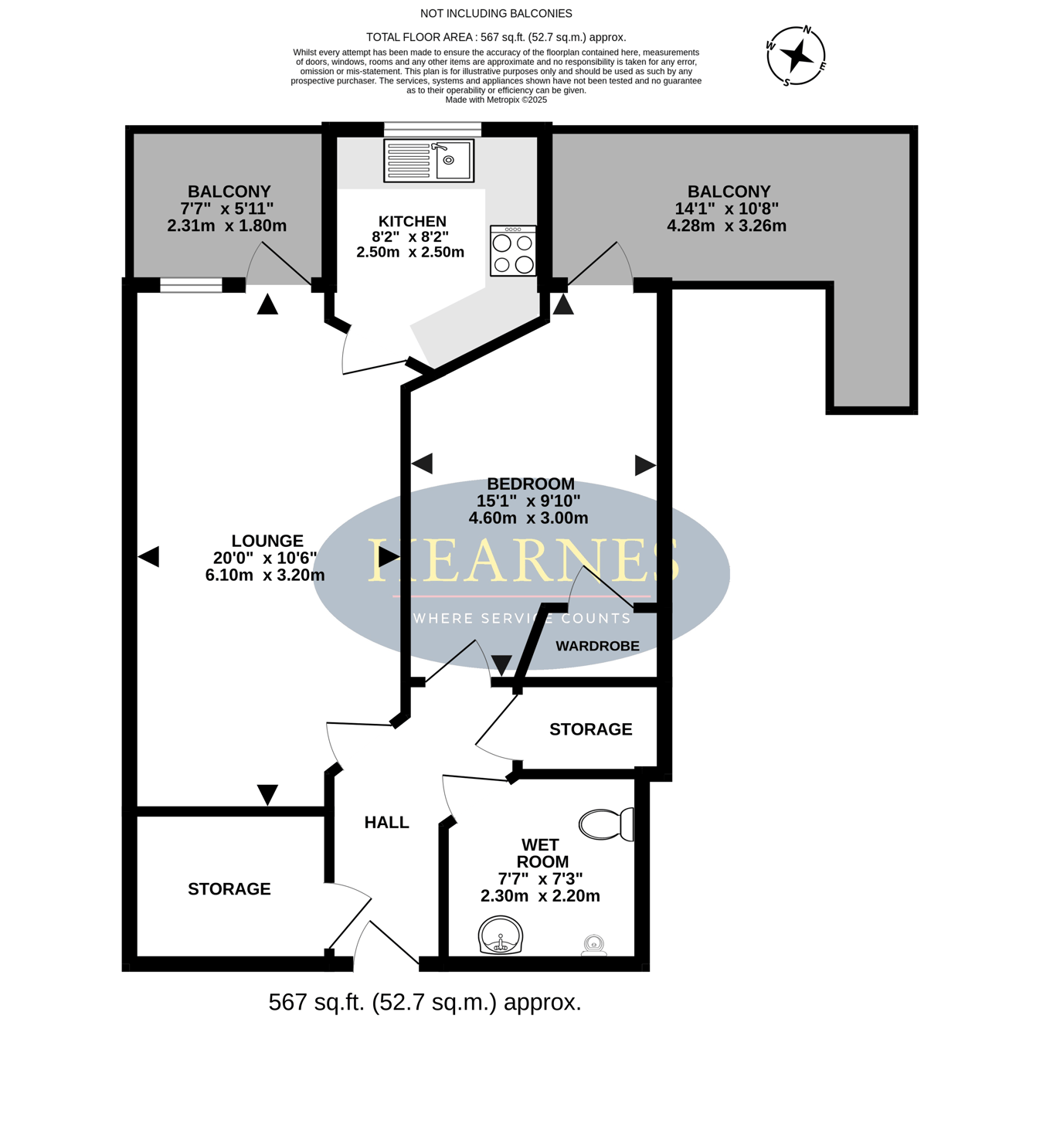 Flat 44 Horizons, Churchfield Road, Poole floorplan