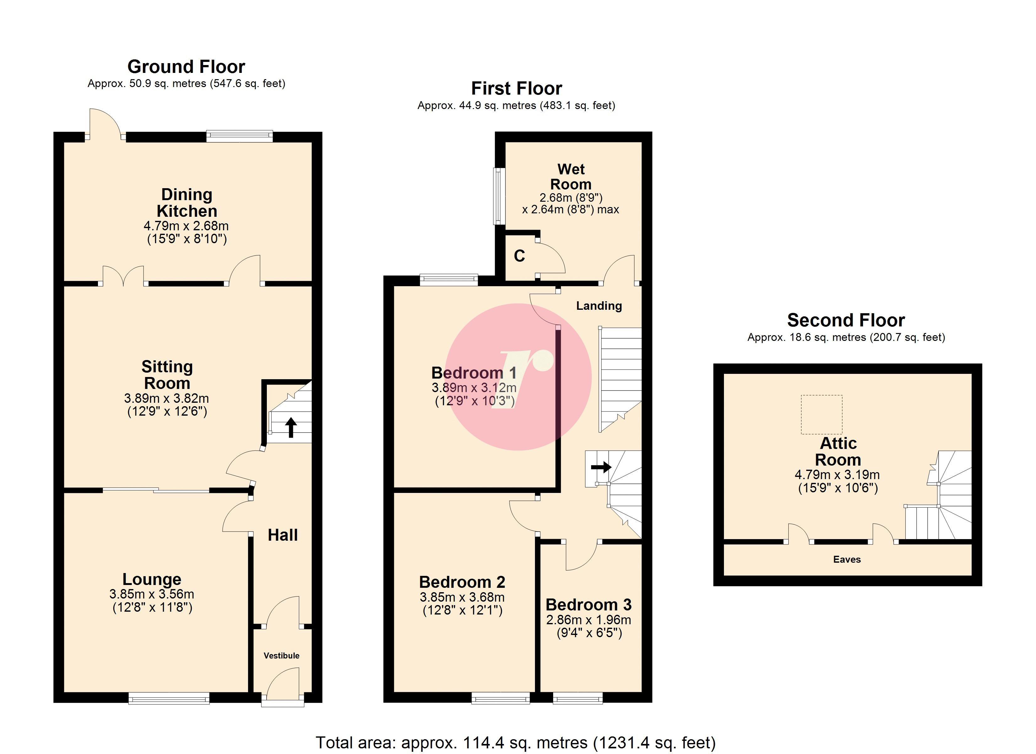 10, Arundel Street, Rochdale floorplan