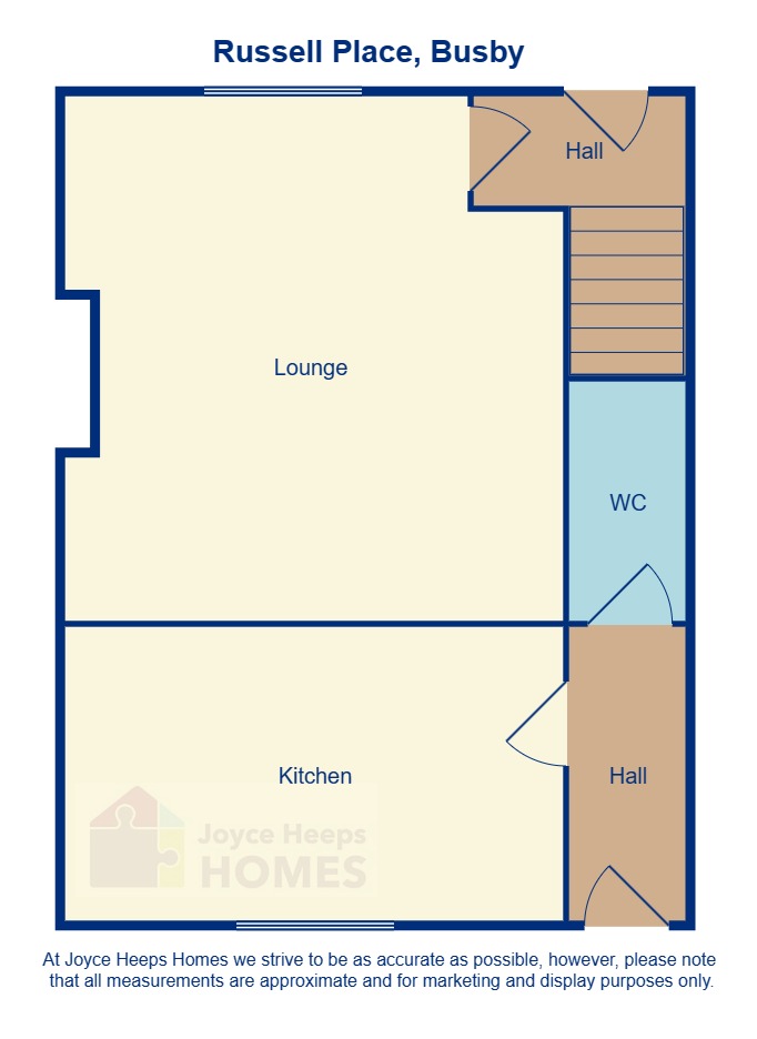 Russell Place, Busby G76, 2 bedroom terraced house for sale 65746534