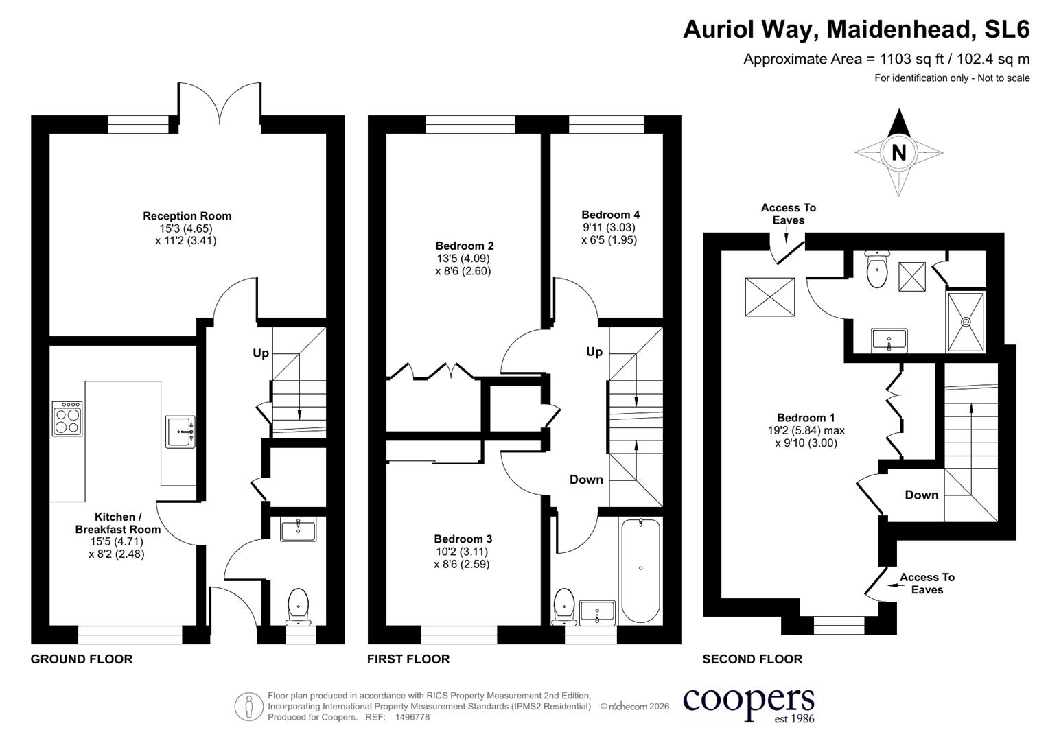 2, Auriol Way, Maidenhead floorplan