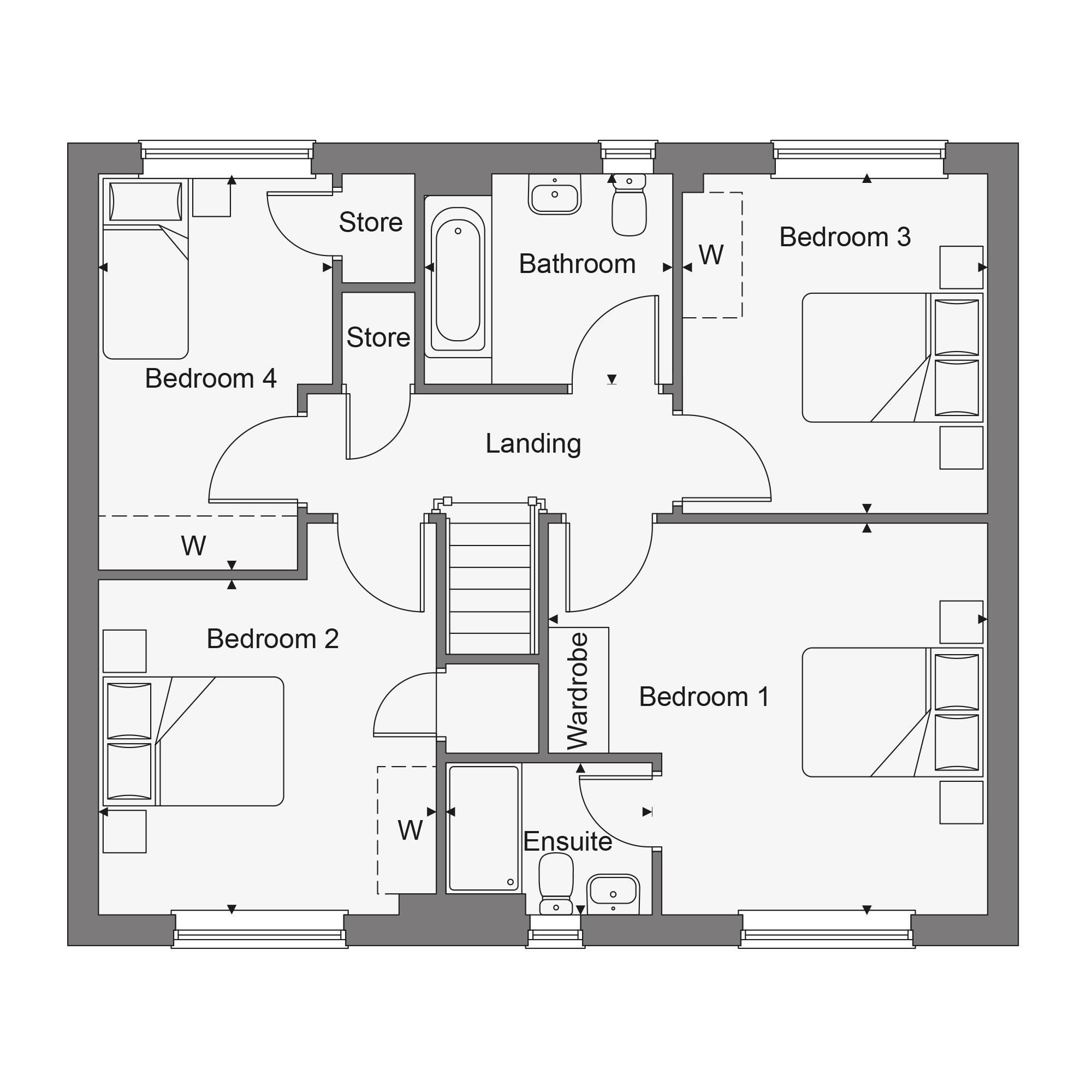 the_chartwell_home_26, Sandy Road,  Willington  floorplan