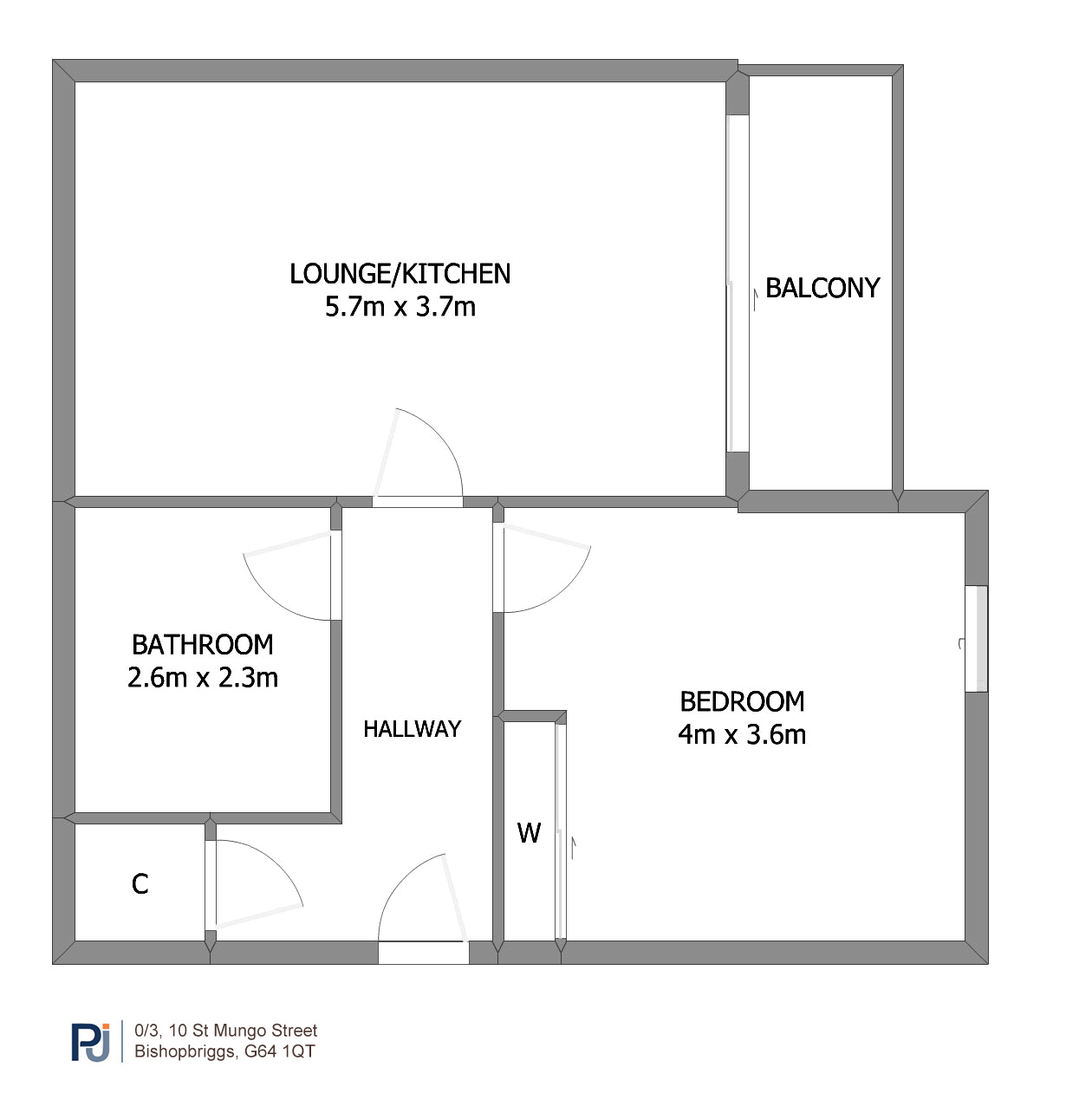 0/3, 10 St Mungo Street, Bishopbriggs, Glasgow floorplan