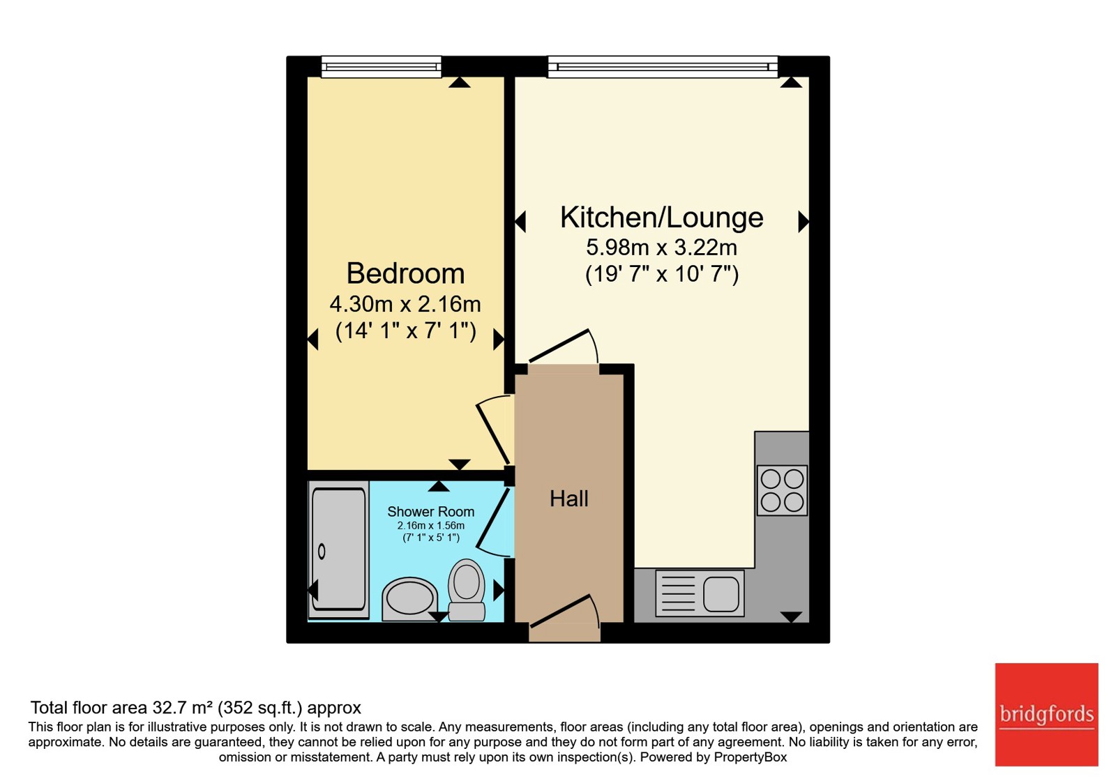 Flat 19, 494, Wilmslow Road, Greater Manchester floorplan