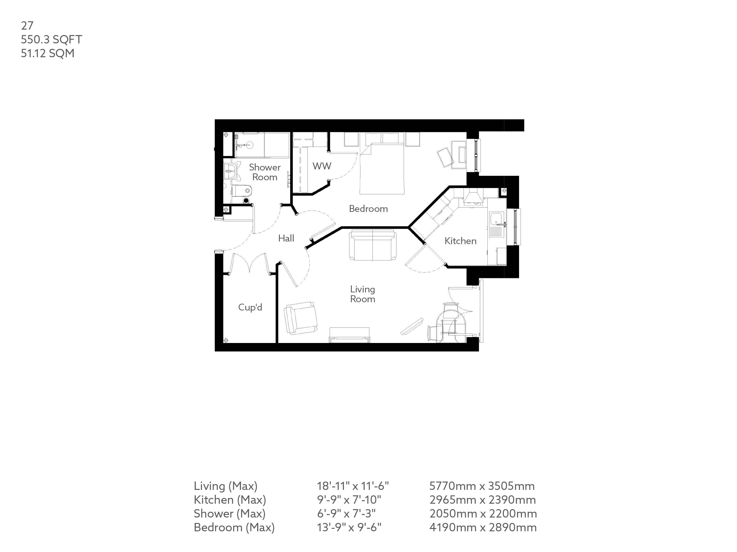 27, Stockport floorplan