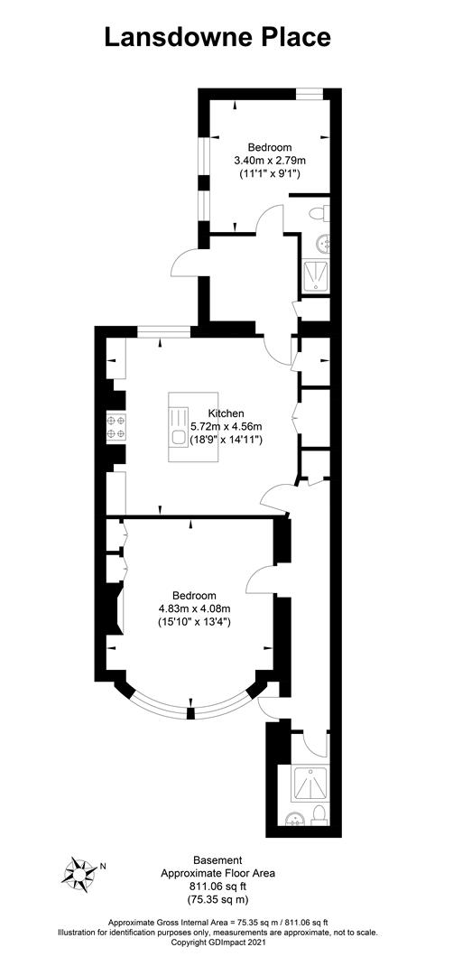 Lansdowne Place, Hove floorplan