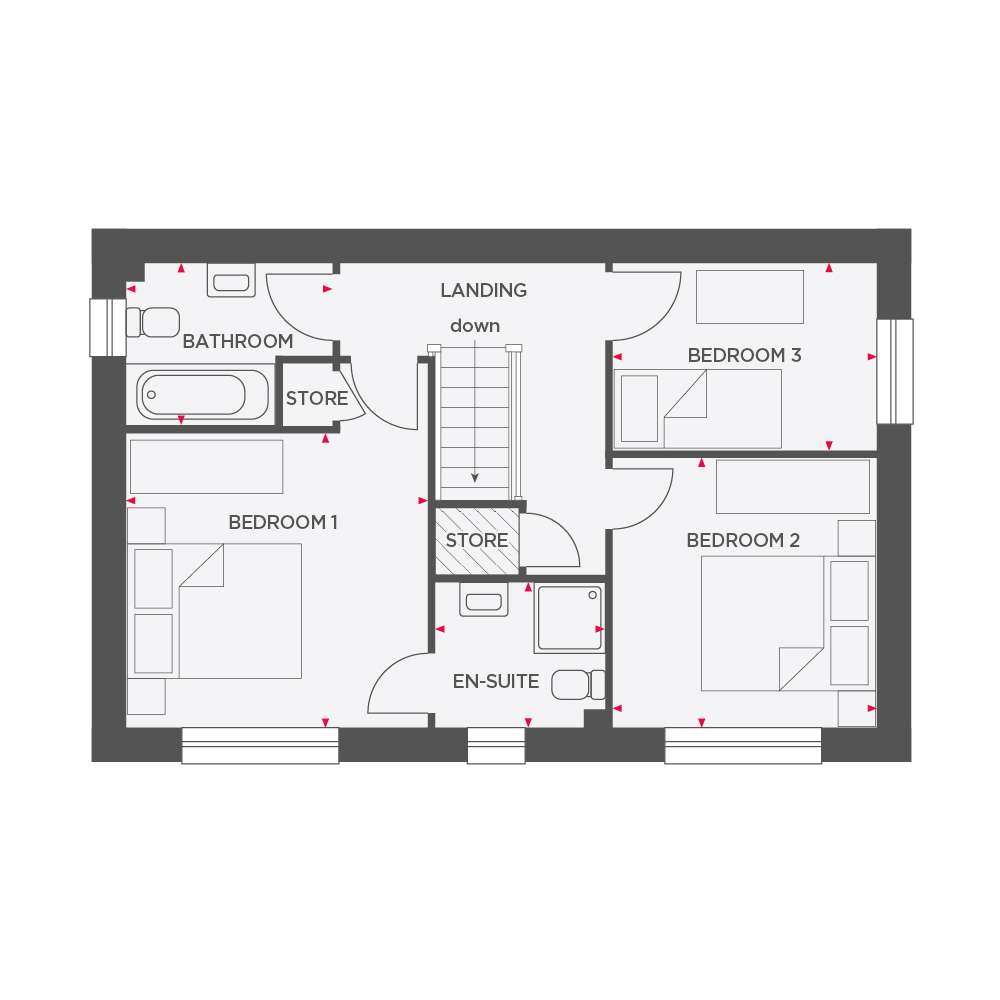 37, Garstang Road, Barton floorplan