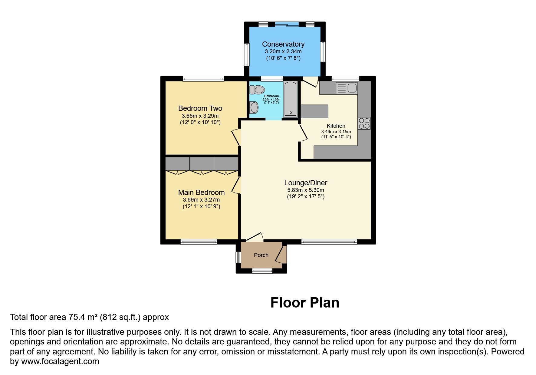 31, Aylesbury Crescent, Sheffield floorplan