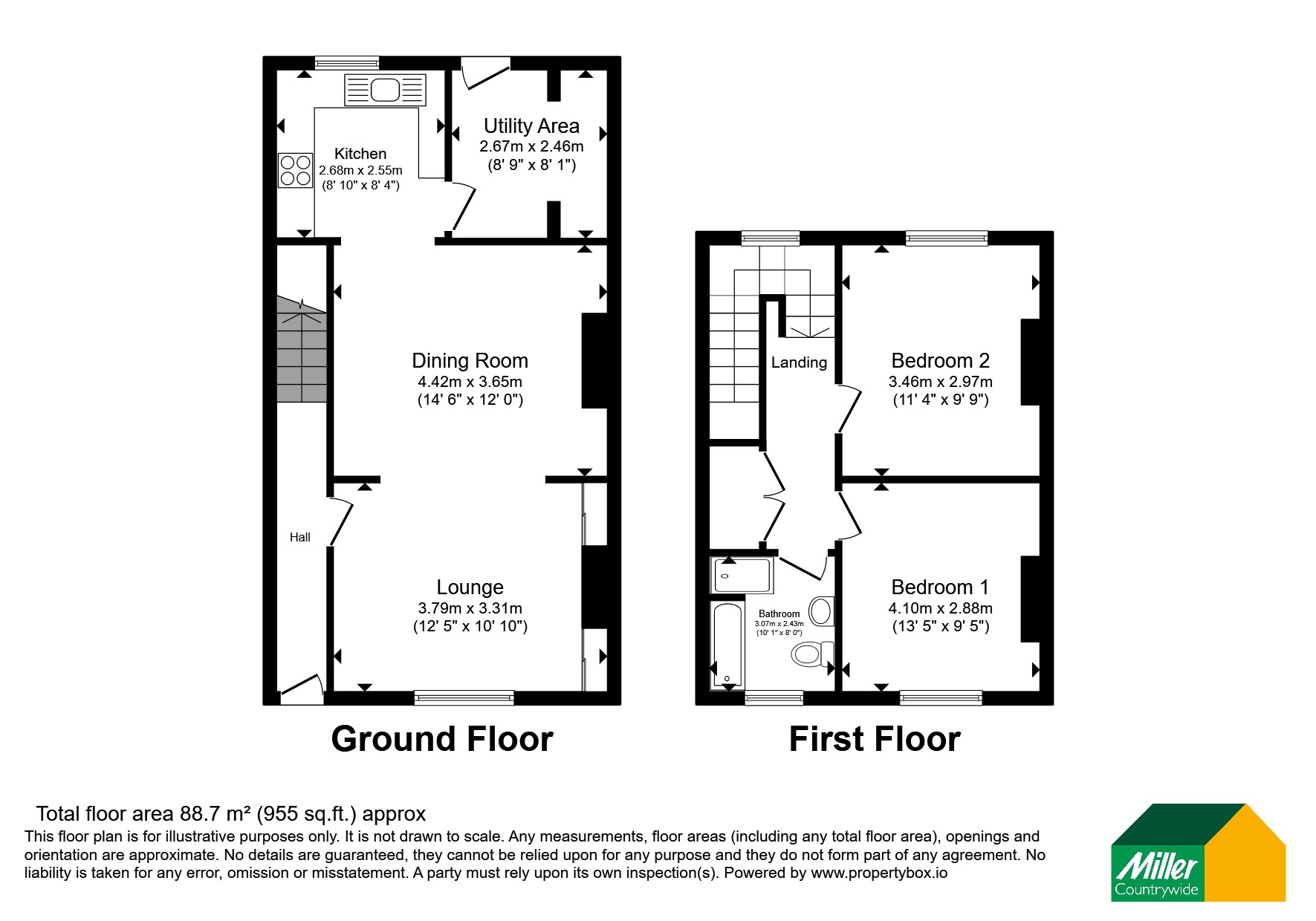 43, Currian Road, St. Austell floorplan
