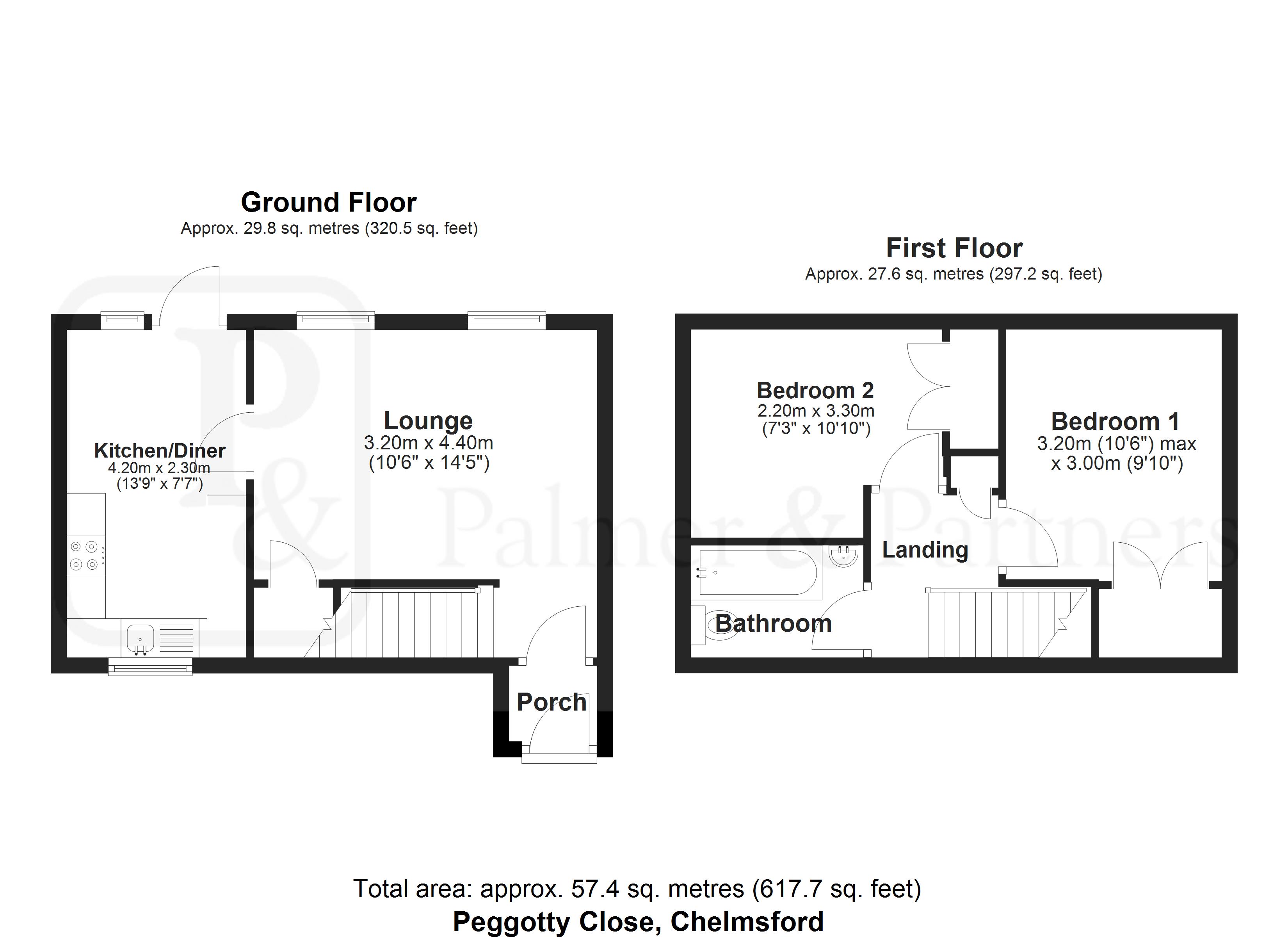 28, Peggotty Close, Essex floorplan