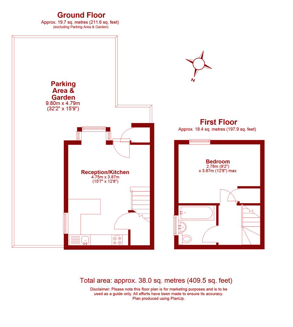 22, Willow View, London floorplan