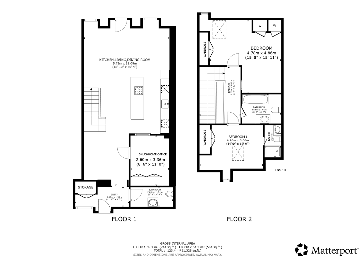 3, Schaw House, Bearsden floorplan