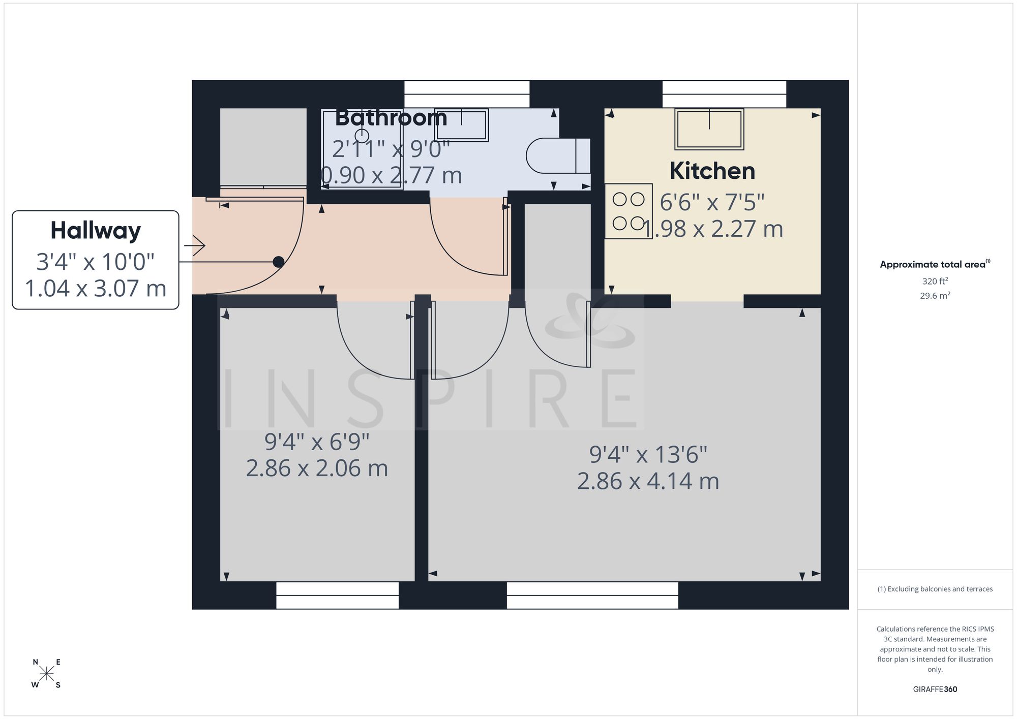 36, Capricorn Close, Crawley floorplan