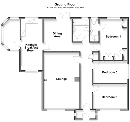 Wing Road Leysdown, Sheerness floorplan