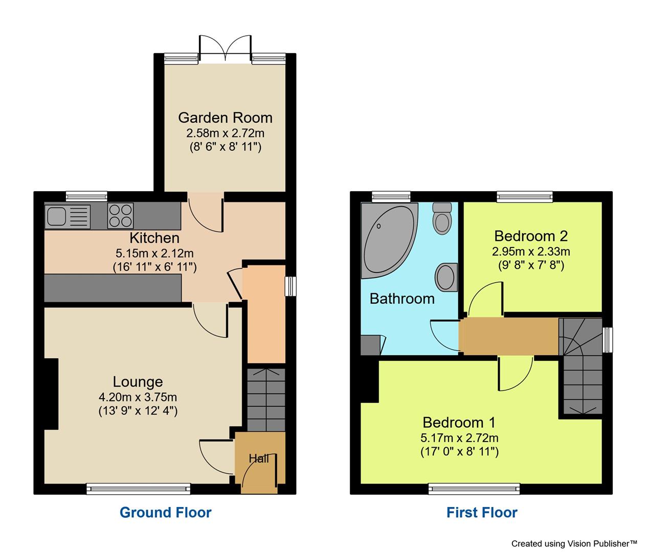 66, Lower Rushton Road, Bradford floorplan