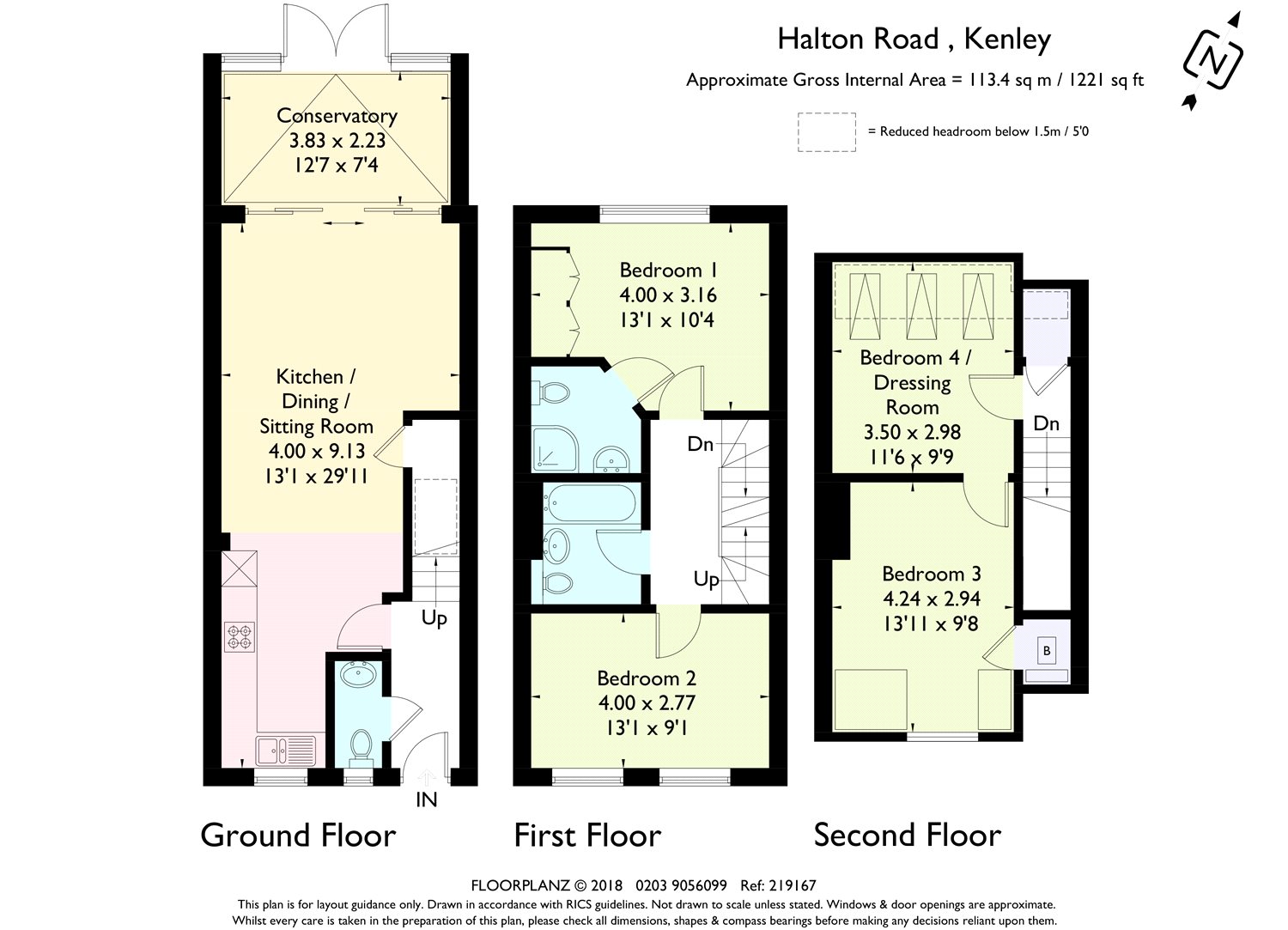 3 Bedrooms Terraced house for sale in Halton Road, Kenley CR8