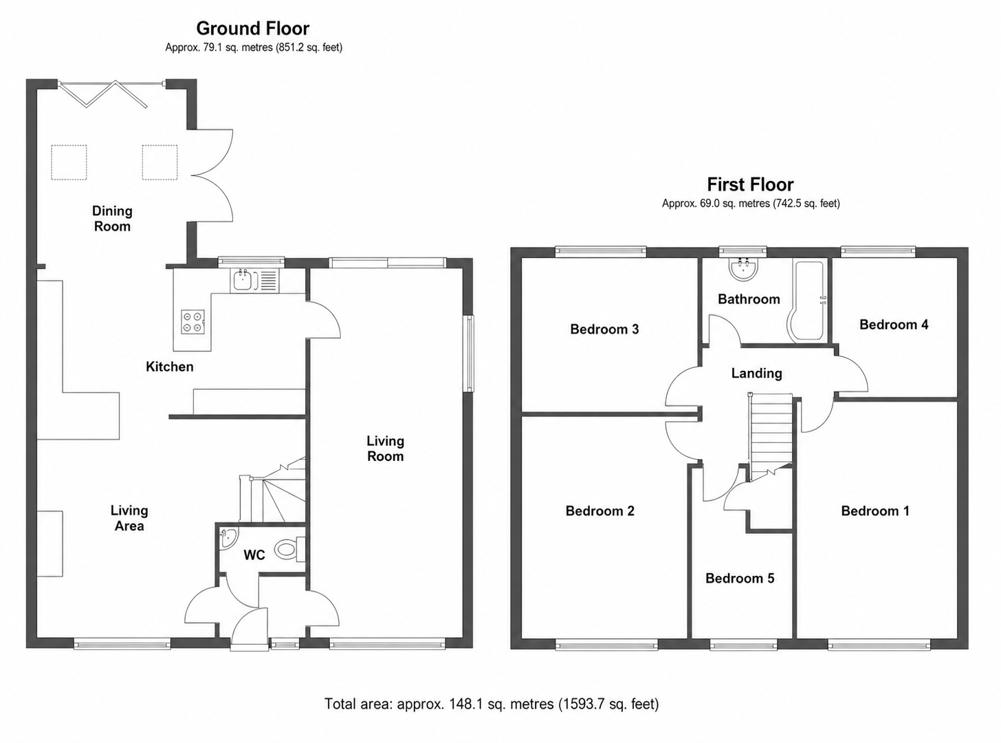 79, Tyron Way, Sidcup floorplan
