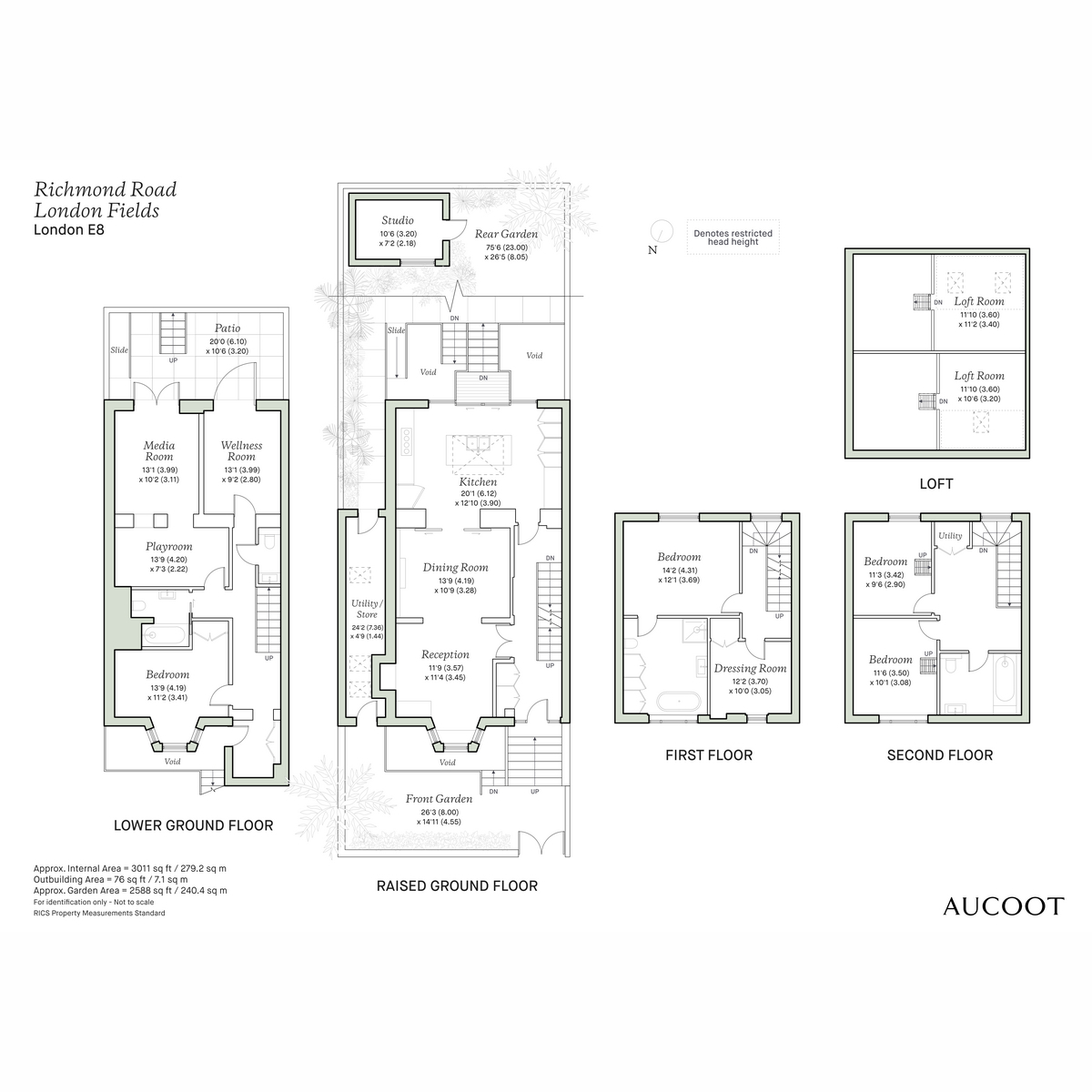 216, Richmond Road, London floorplan