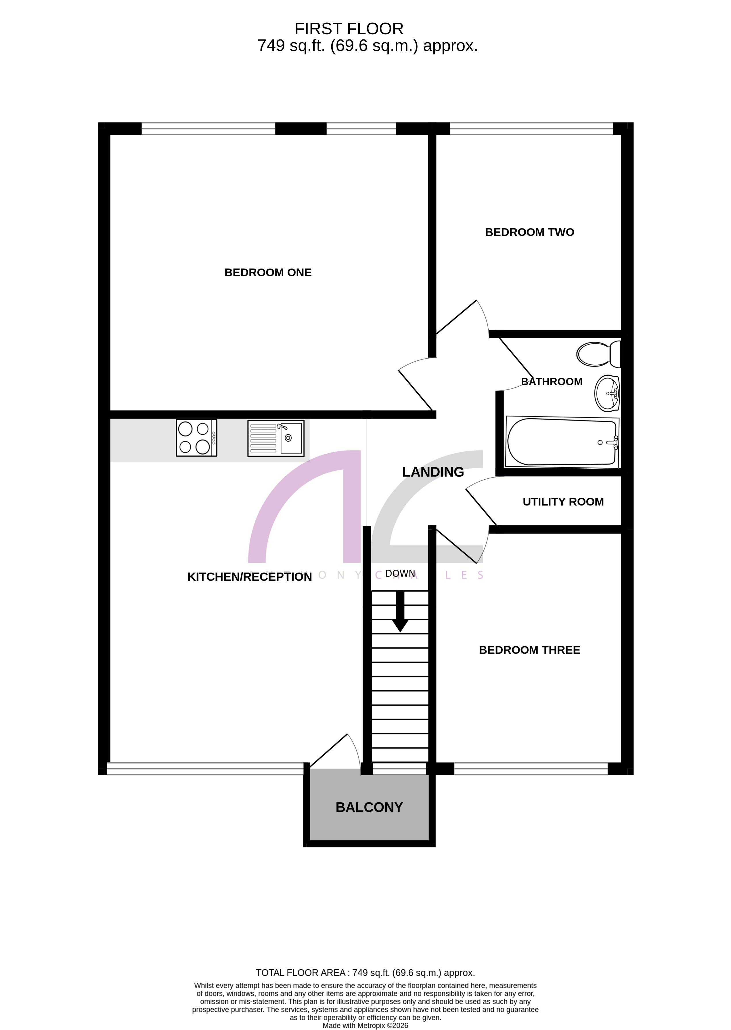 Chase Side, Southgate floorplan