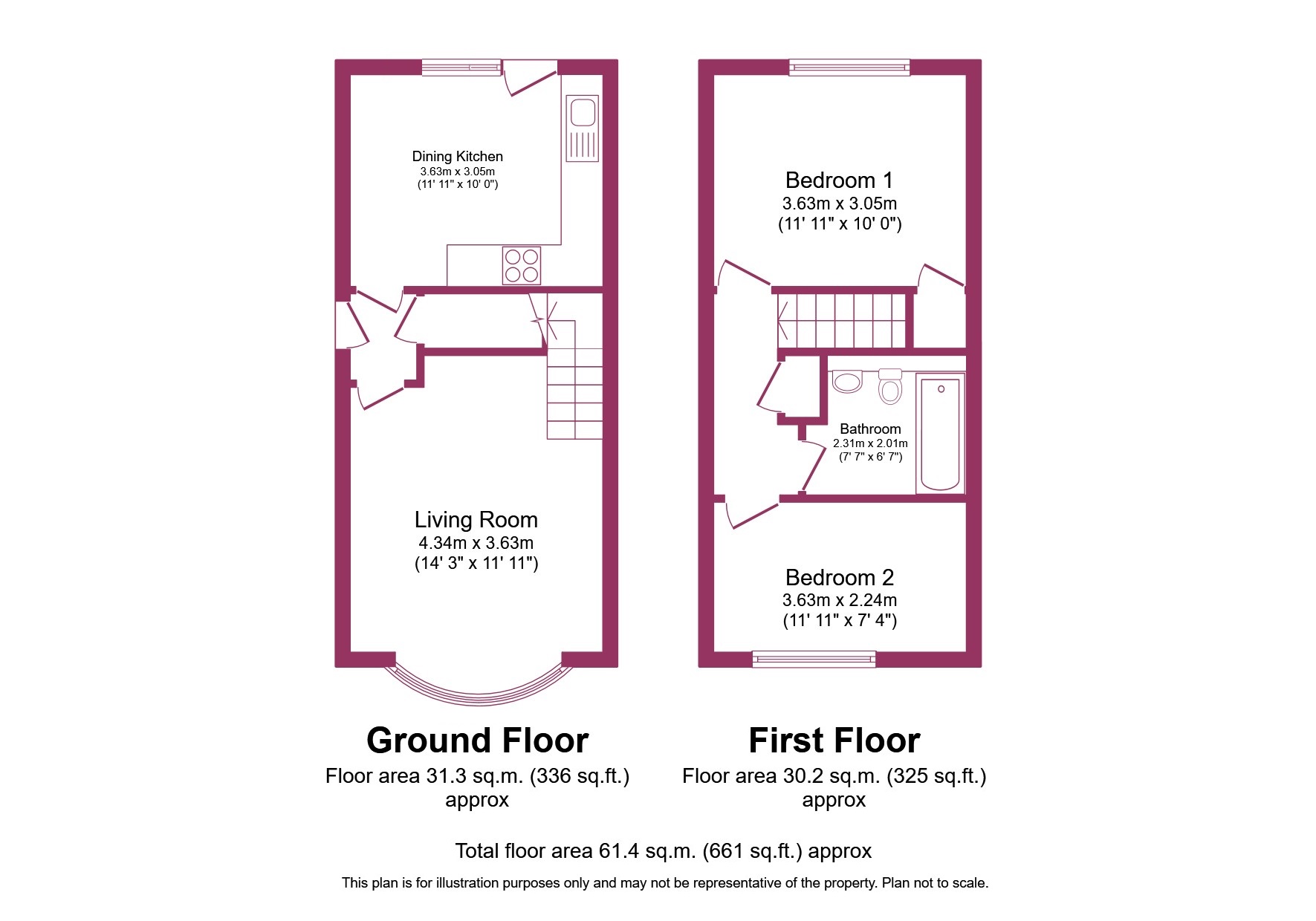 1, Whitlow Avenue, Altrincham floorplan