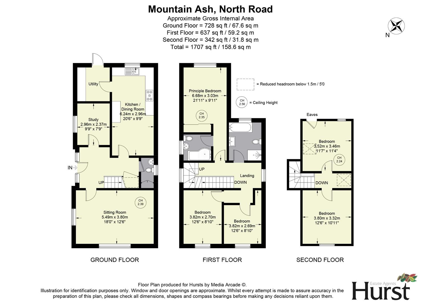 Mountain Ash,, North Road, Widmer End floorplan