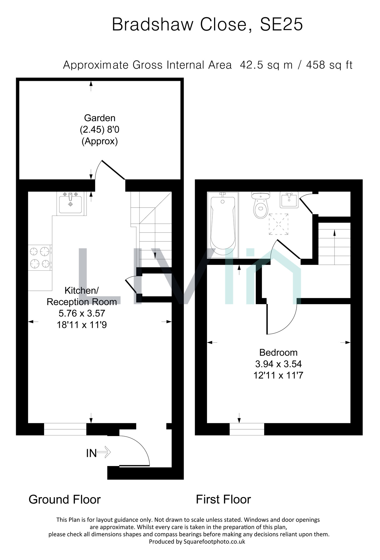 13 Bradshaws Close, London floorplan