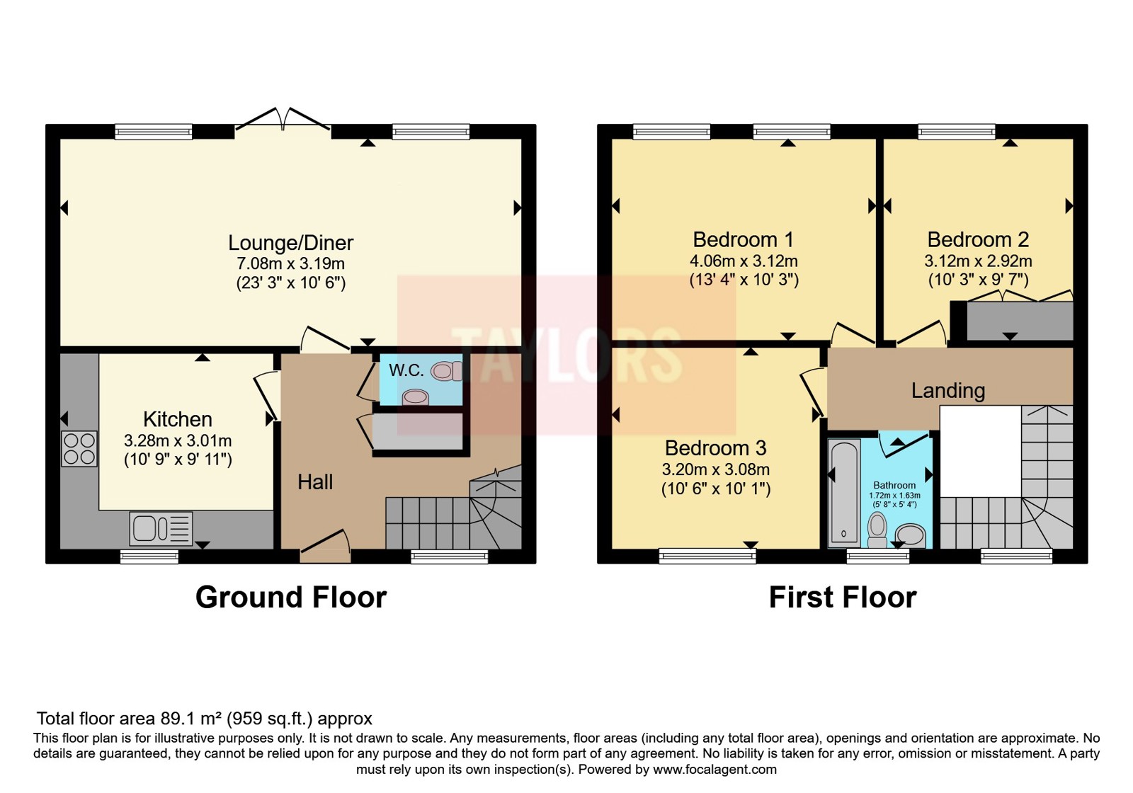 50, Scribers Drive, Northamptonshire floorplan