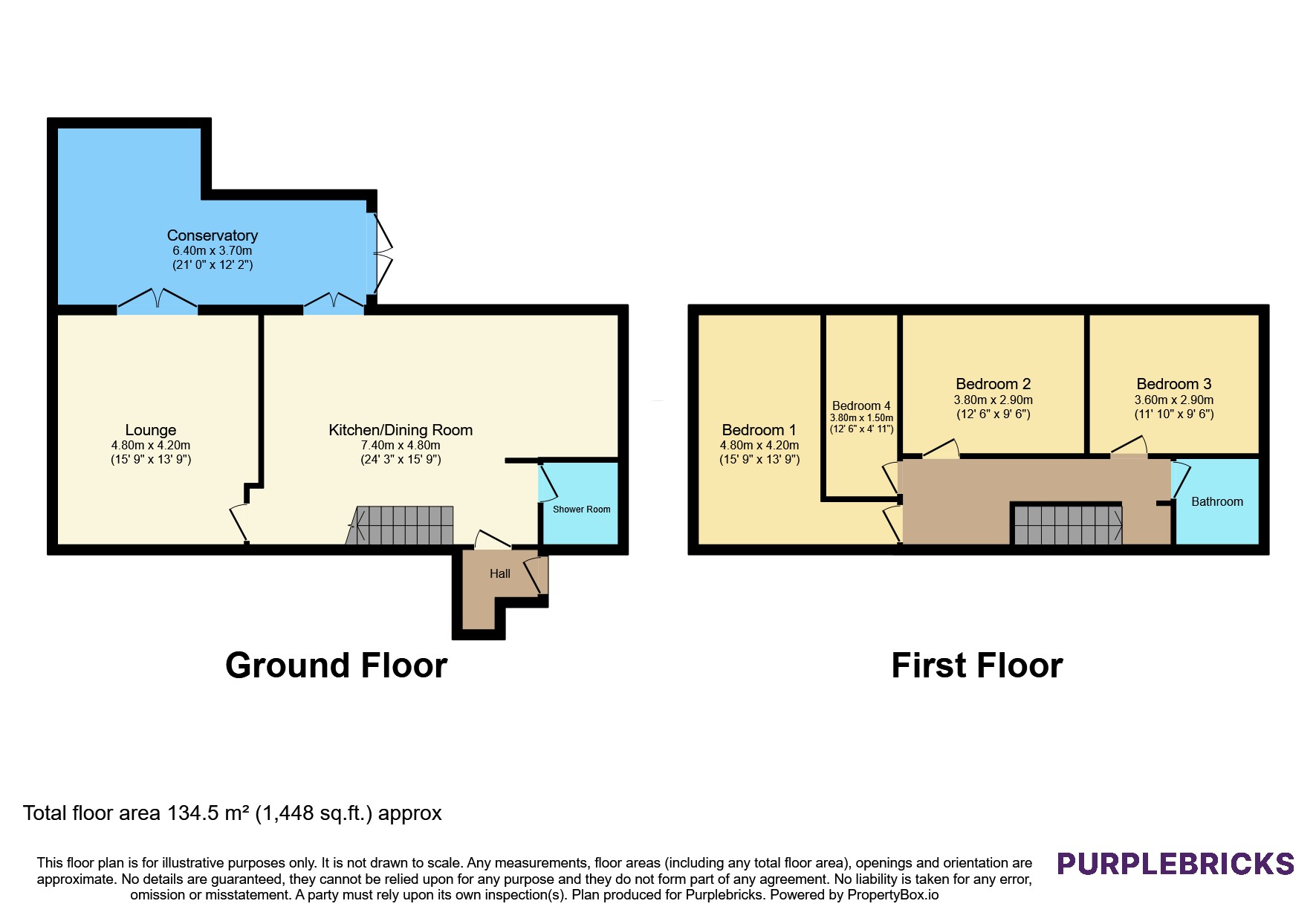 6, Bridport Close, Hull floorplan