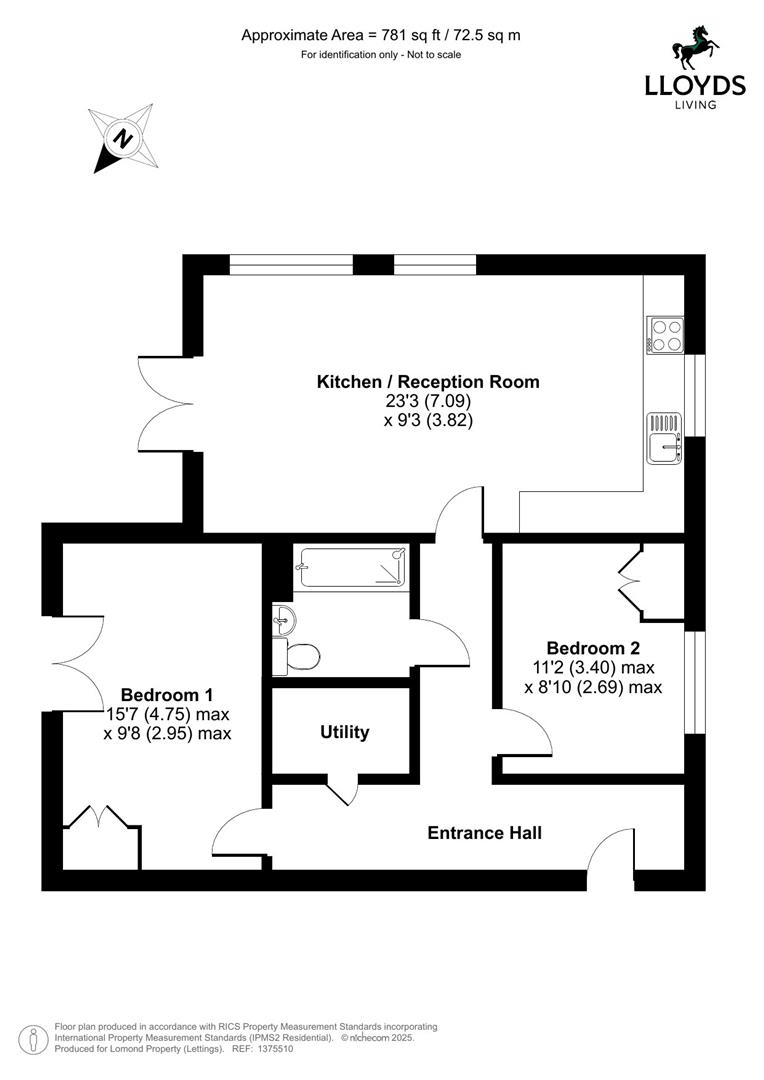 55, Galton Road, Cambridge floorplan