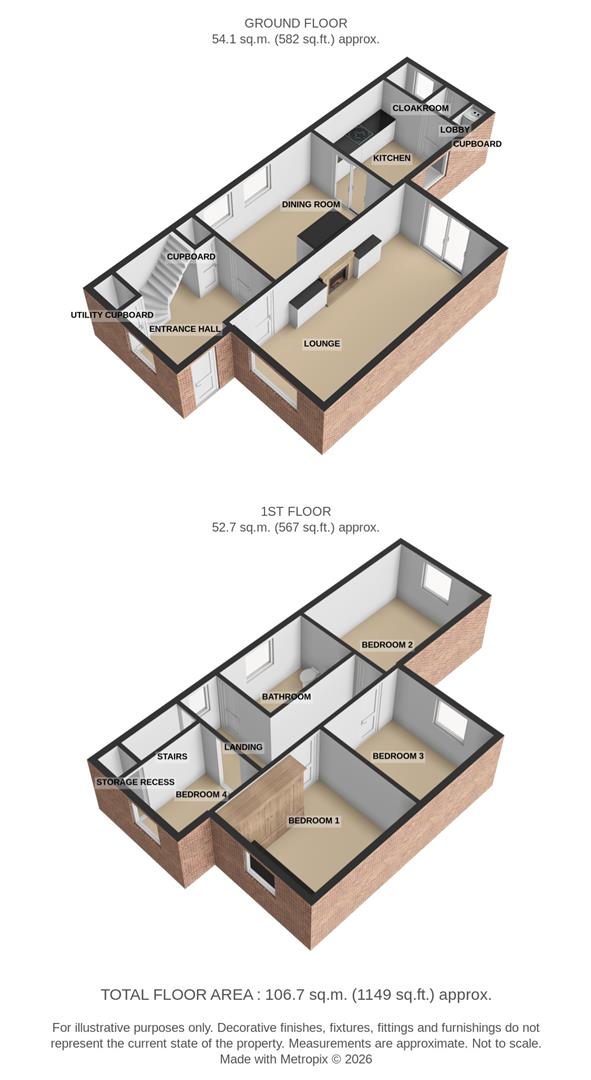 13, Byron Way, Great Yarmouth floorplan