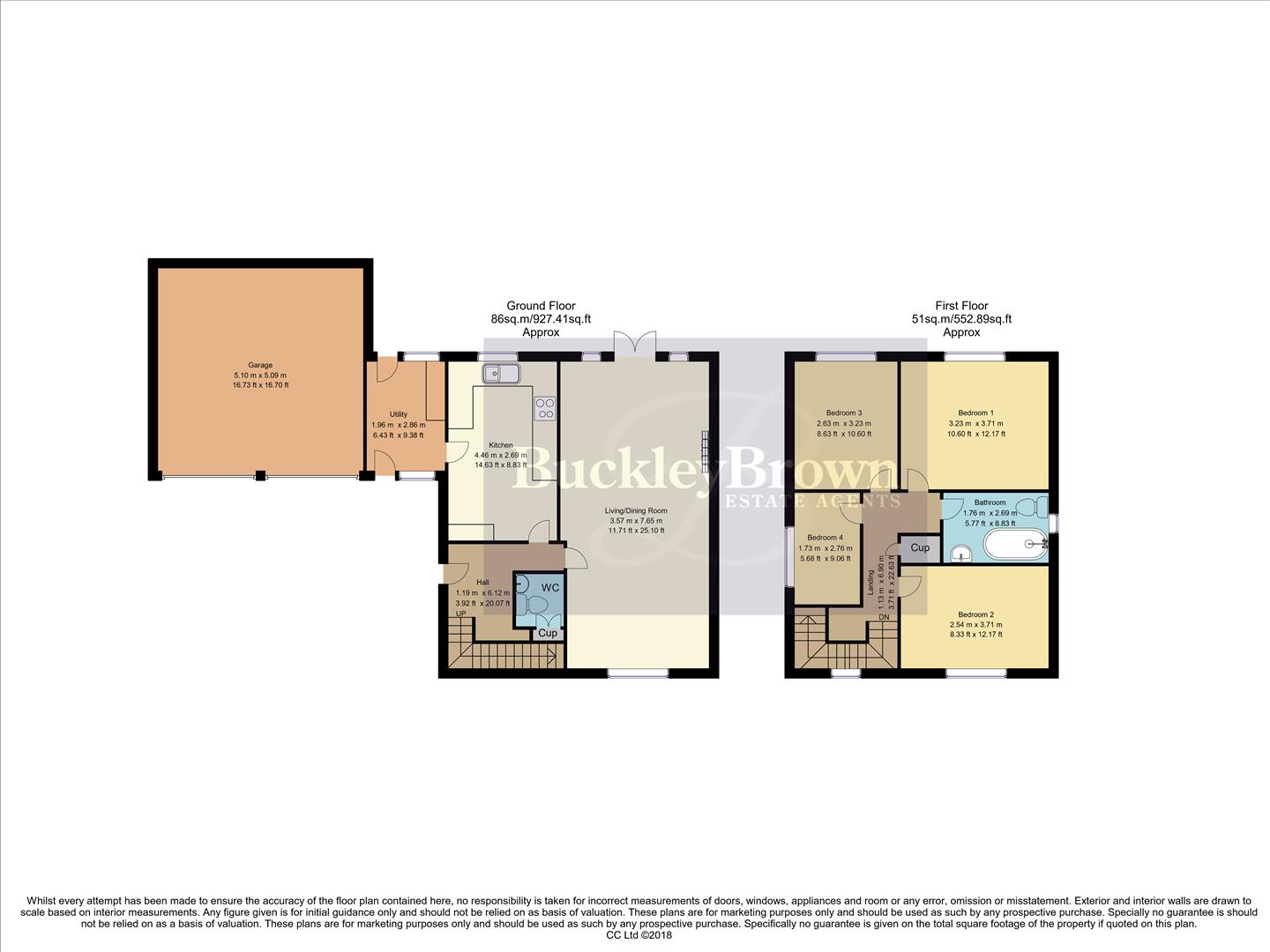 12, Green Close, Mansfield floorplan
