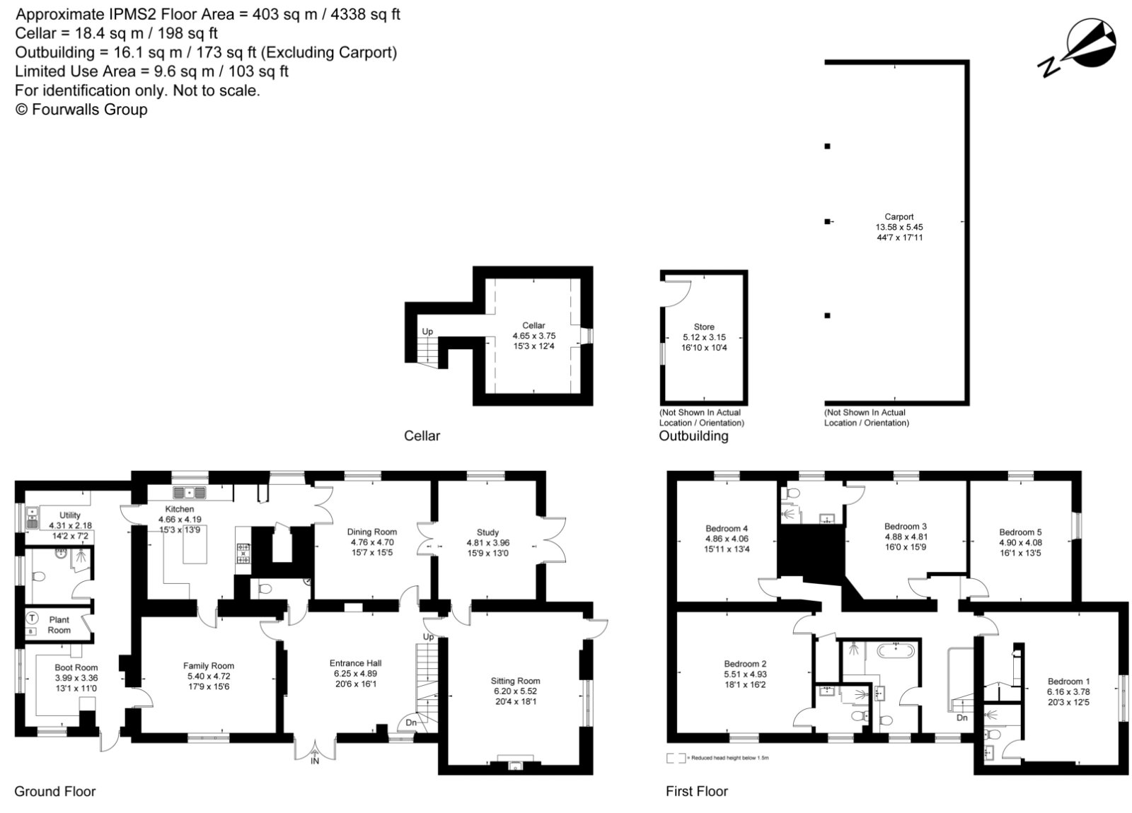 Hill Farmhouse,, Elsfield, Oxford floorplan