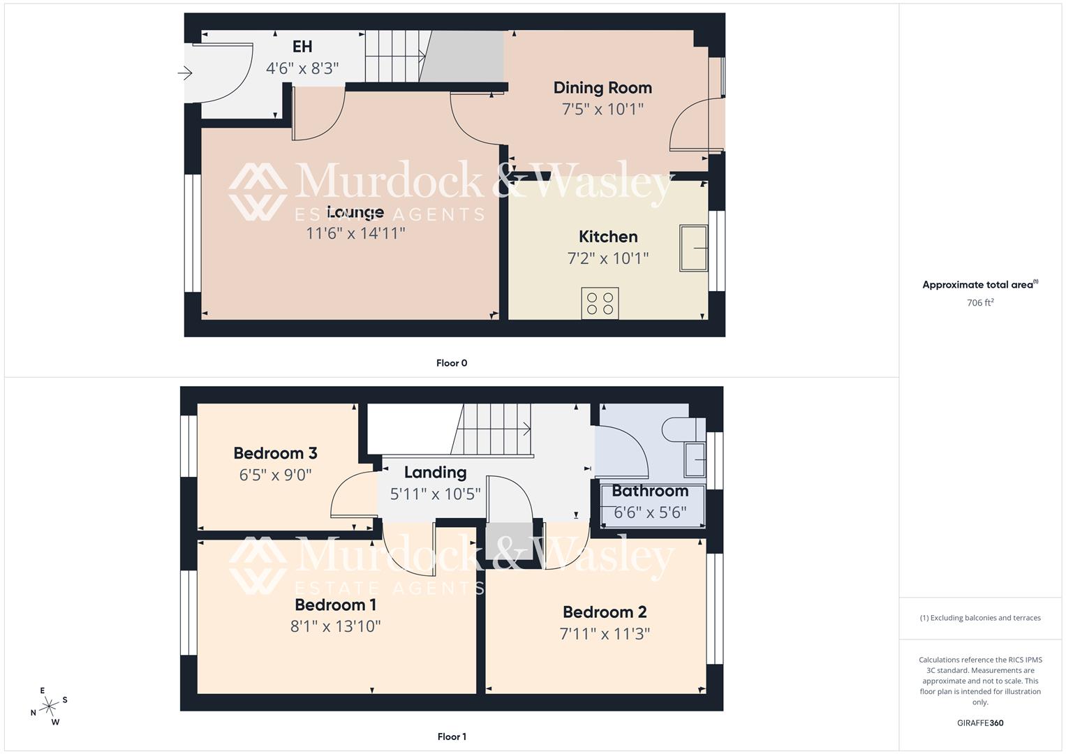 8, Miller Close, Gloucester floorplan