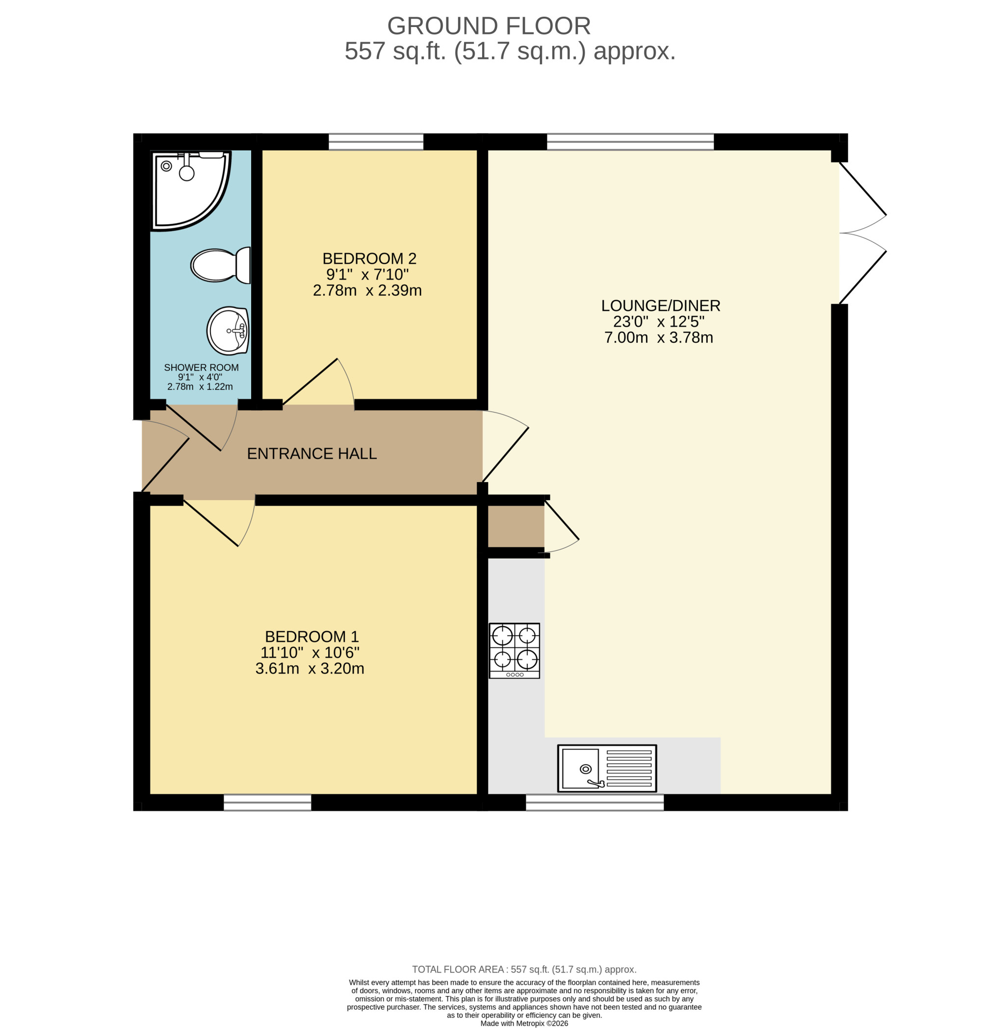 5, Coachmans Court, Barnsley floorplan