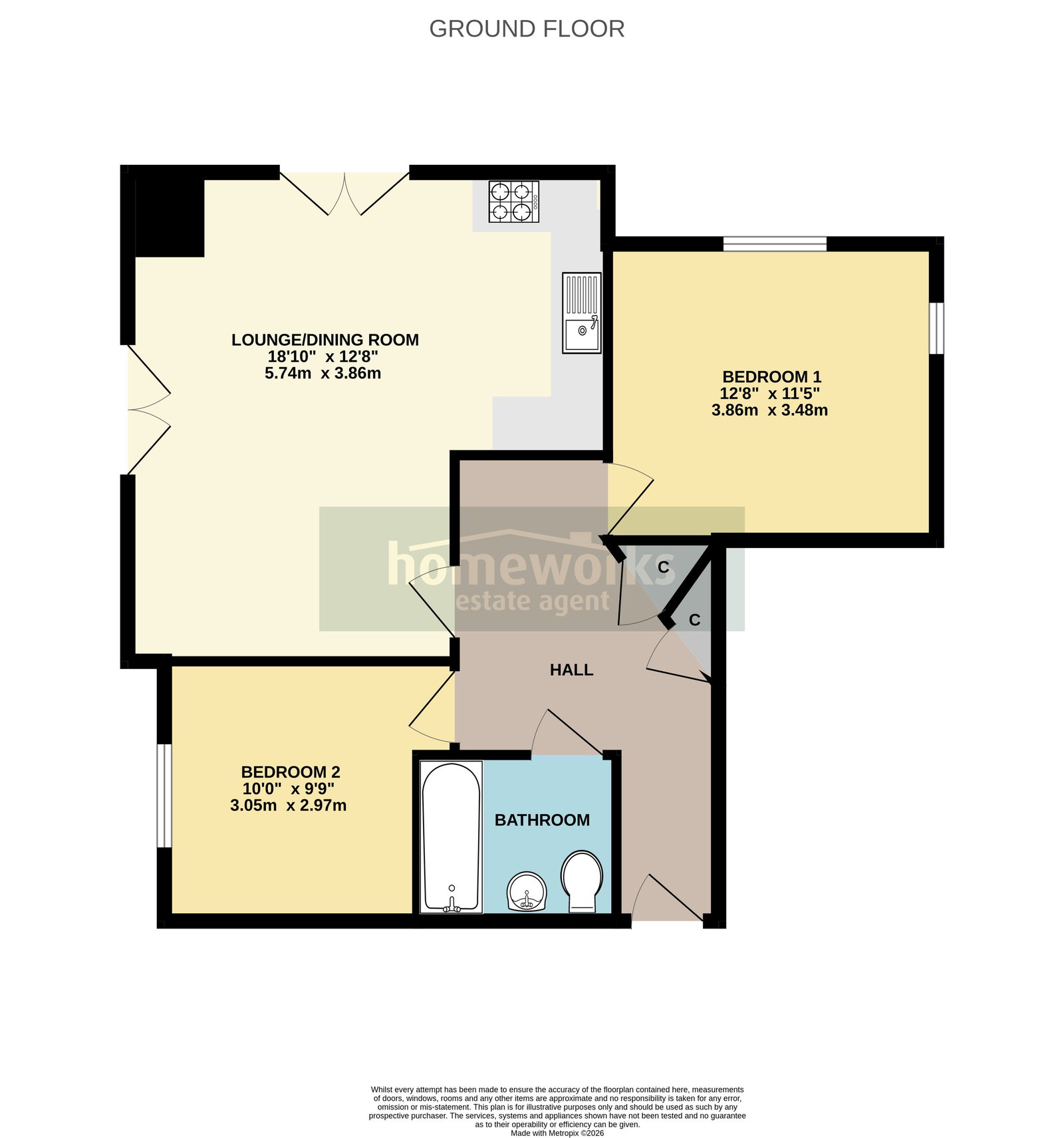 3, Cedar Court, Dereham floorplan