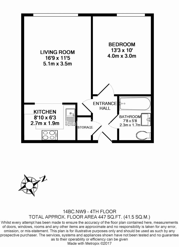 Flat 14, Bailey Court, 2, Lingard Avenue, London floorplan