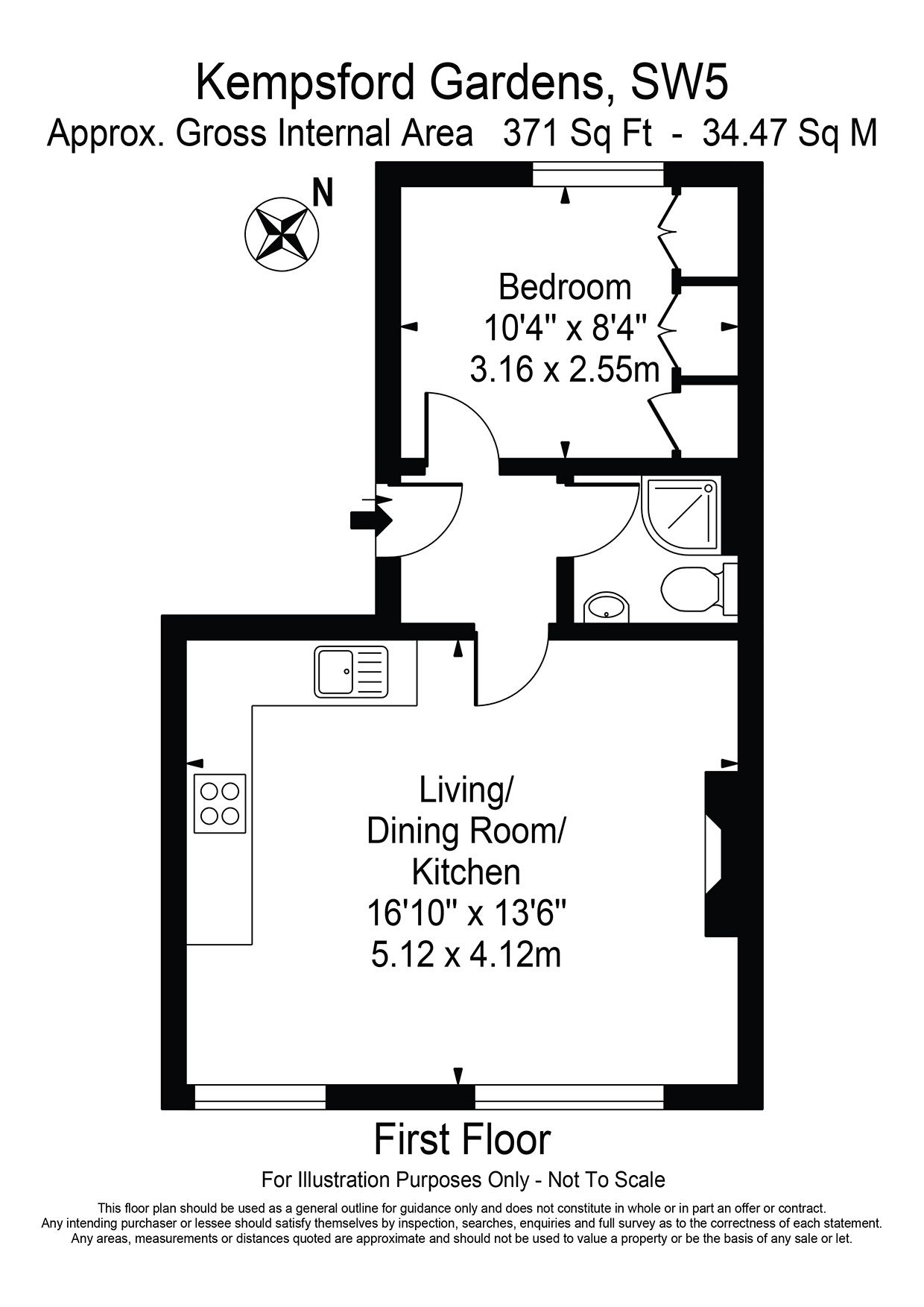 39C Kempsford Gardens, London floorplan