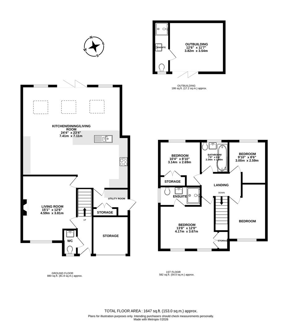 90, Beech Hill, Haywards Heath floorplan