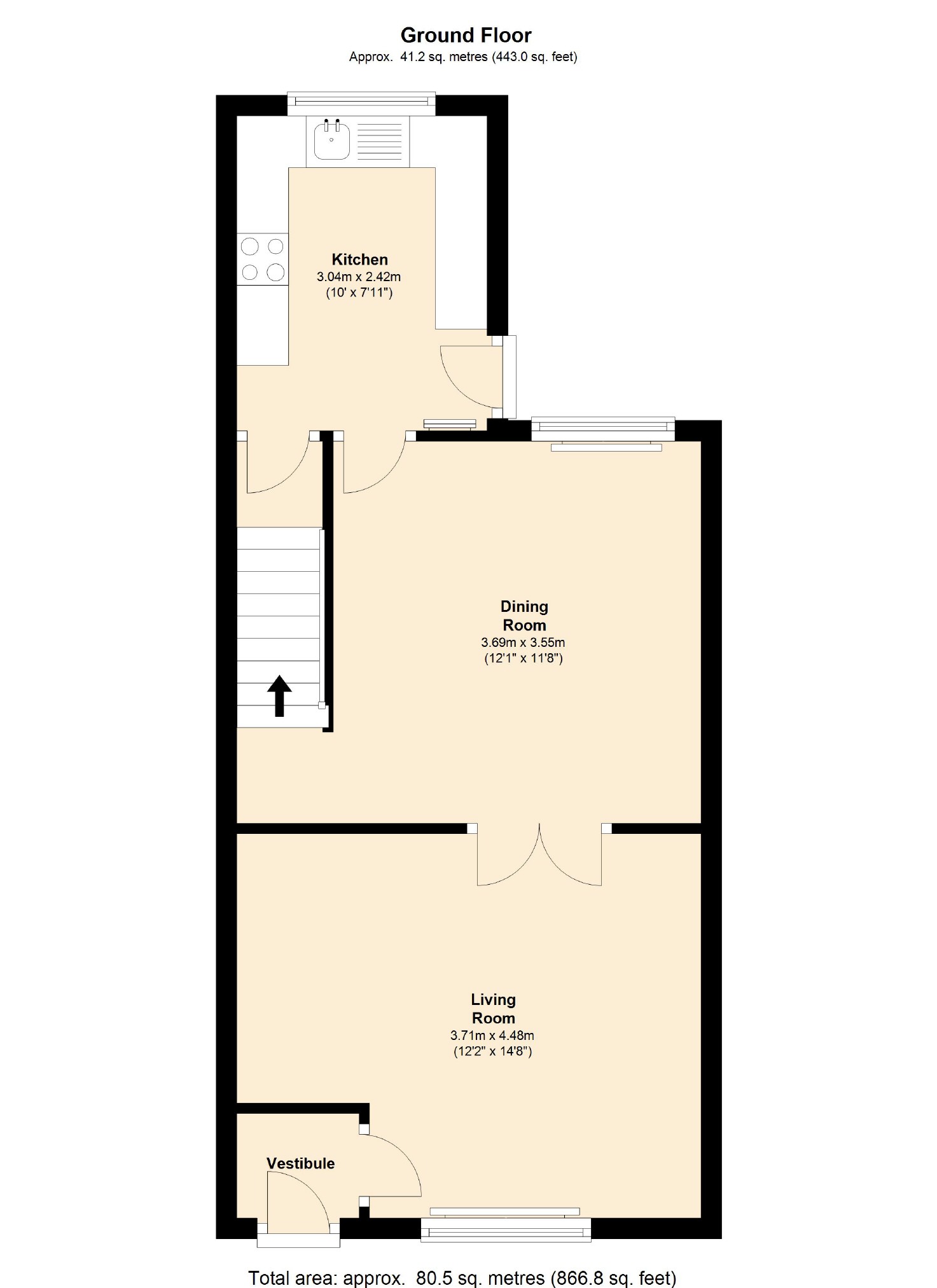 2 Bedrooms Terraced house to rent in Aberdeen Crescent, Edgeley, Stockport SK3